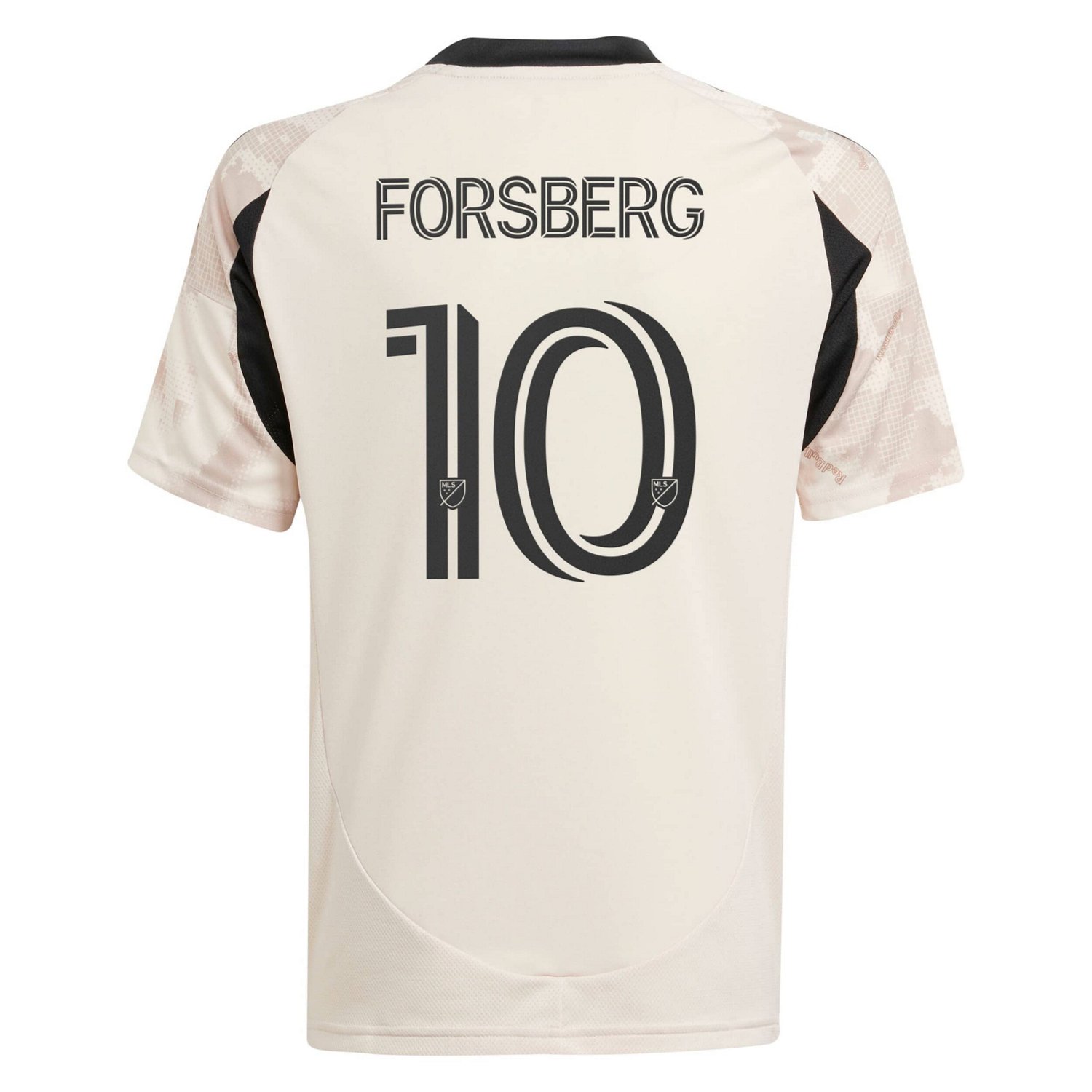 adidas Emil Forsberg New York Red Bulls 2025 Stone Kit Replica Player Jersey - view number 3