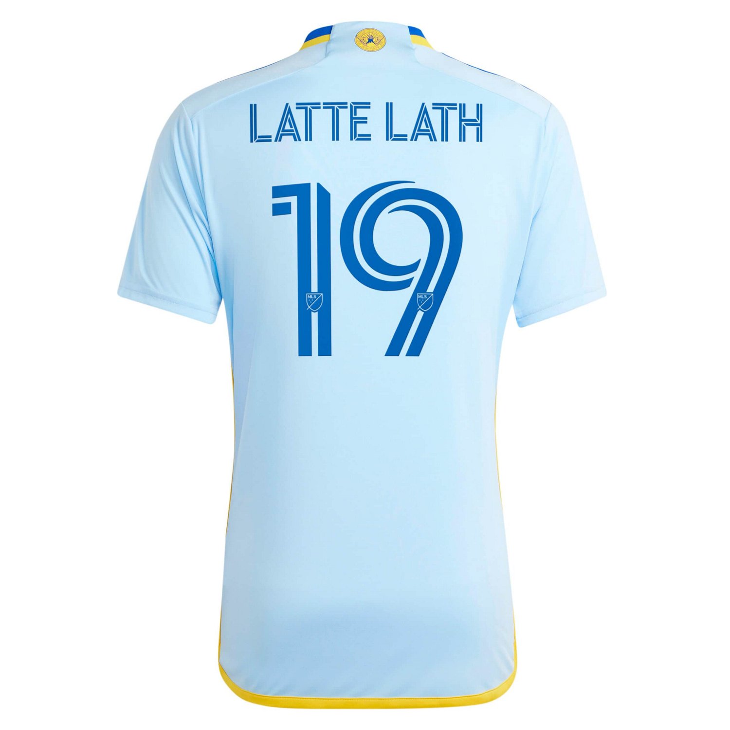 adidas Emmanuel Latte Lath Light Atlanta United FC 2024 The Resurgens Kit Replica Player Jersey - view number 3