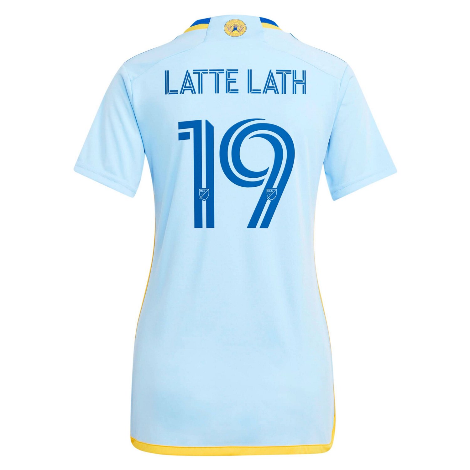 adidas Emmanuel Latte Lath Light Atlanta United FC 2024 The Resurgens Kit Replica Player Jersey - view number 3