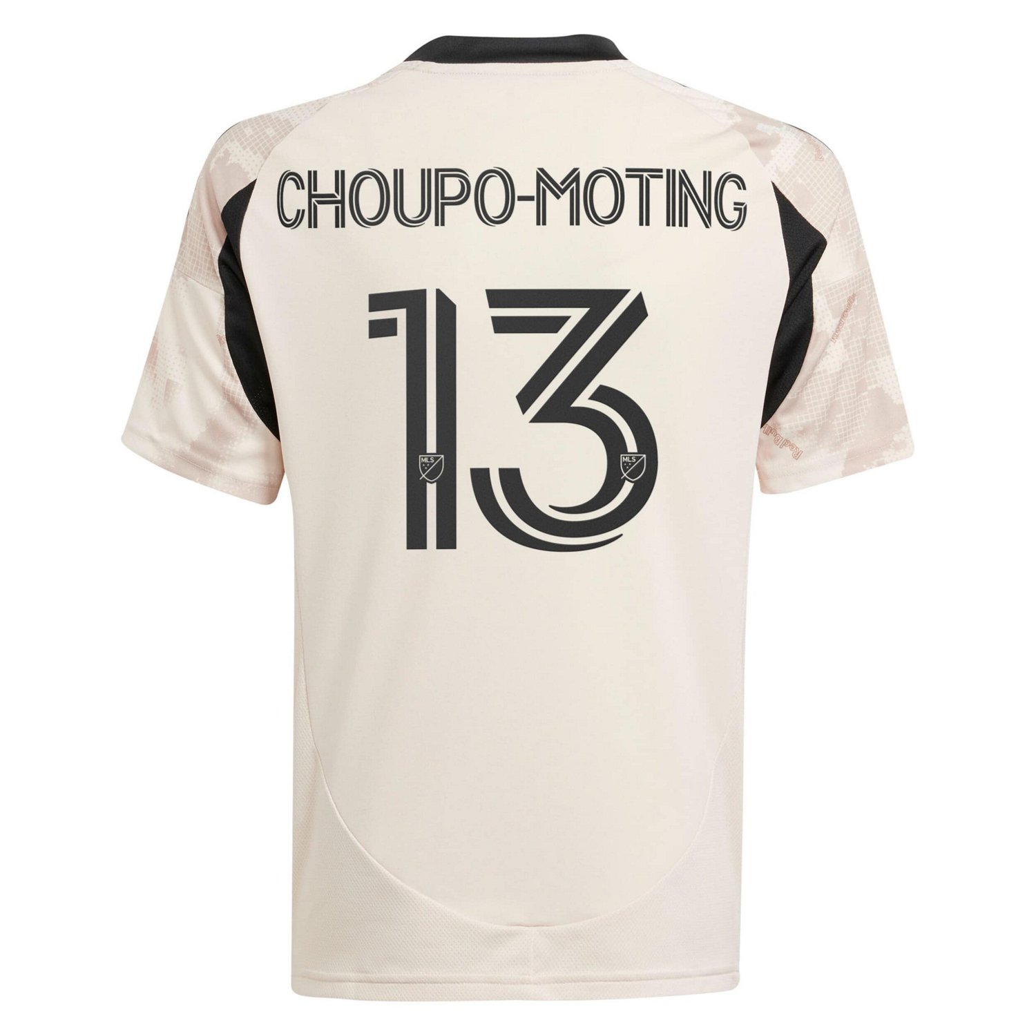 adidas Eric Maxim Choupo-Moting New York Red Bulls 2025 Stone Kit Replica Player Jersey - view number 3