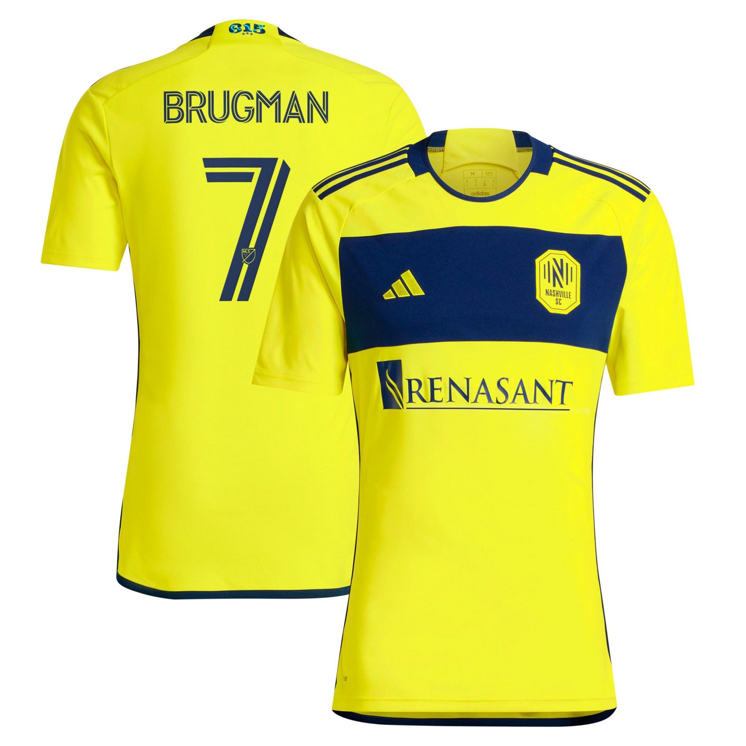 adidas Gastn Brugman Nashville SC 2024 The 615 Kit Replica Player Jersey