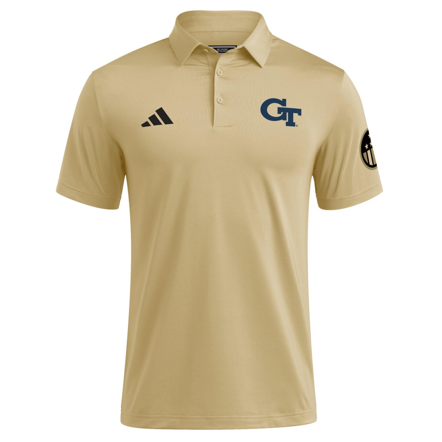 adidas Georgia Tech Yellow Jackets Salute to Service Ultimate365 Solid Polo - view number 2