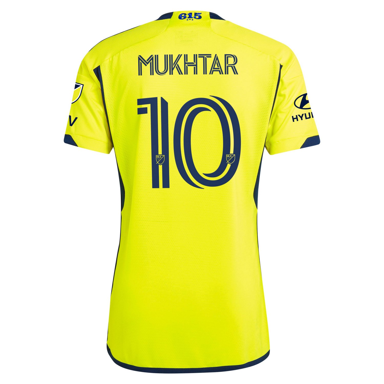 adidas Hany Mukhtar Nashville SC 2024 The 615 Kit Authentic Player Jersey - view number 3