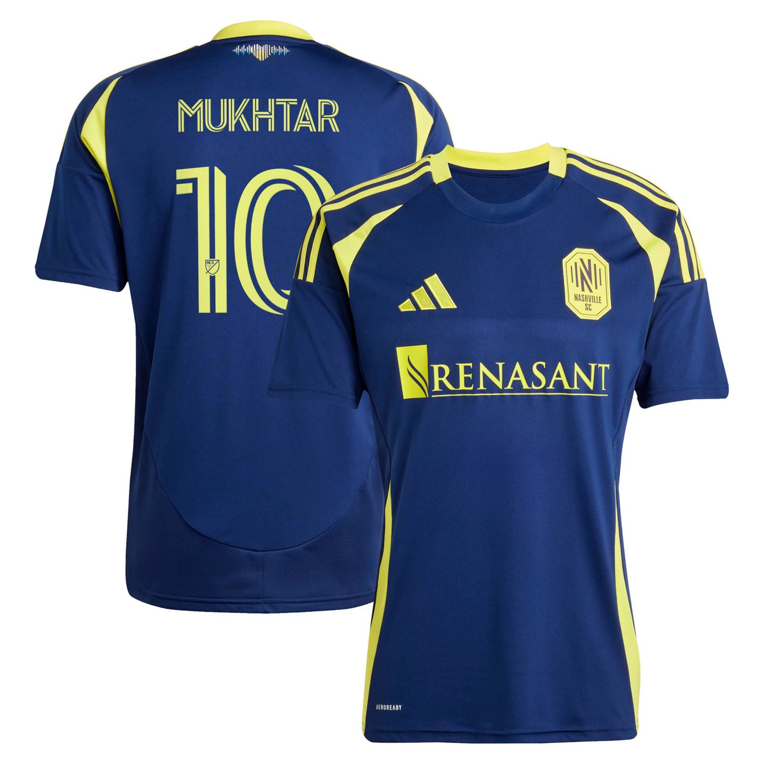 adidas Hany Mukhtar Nashville SC 2025 The Heart of Nashville Kit Replica Player Jersey