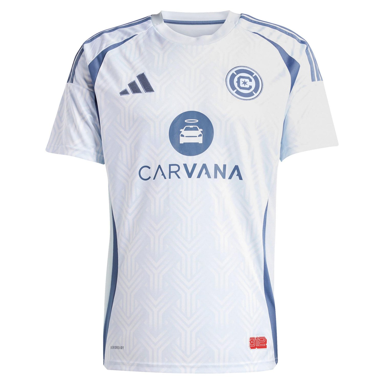 adidas Hugo Cuypers Light Chicago Fire 2025 The Municipal Kit Replica Player Jersey - view number 2