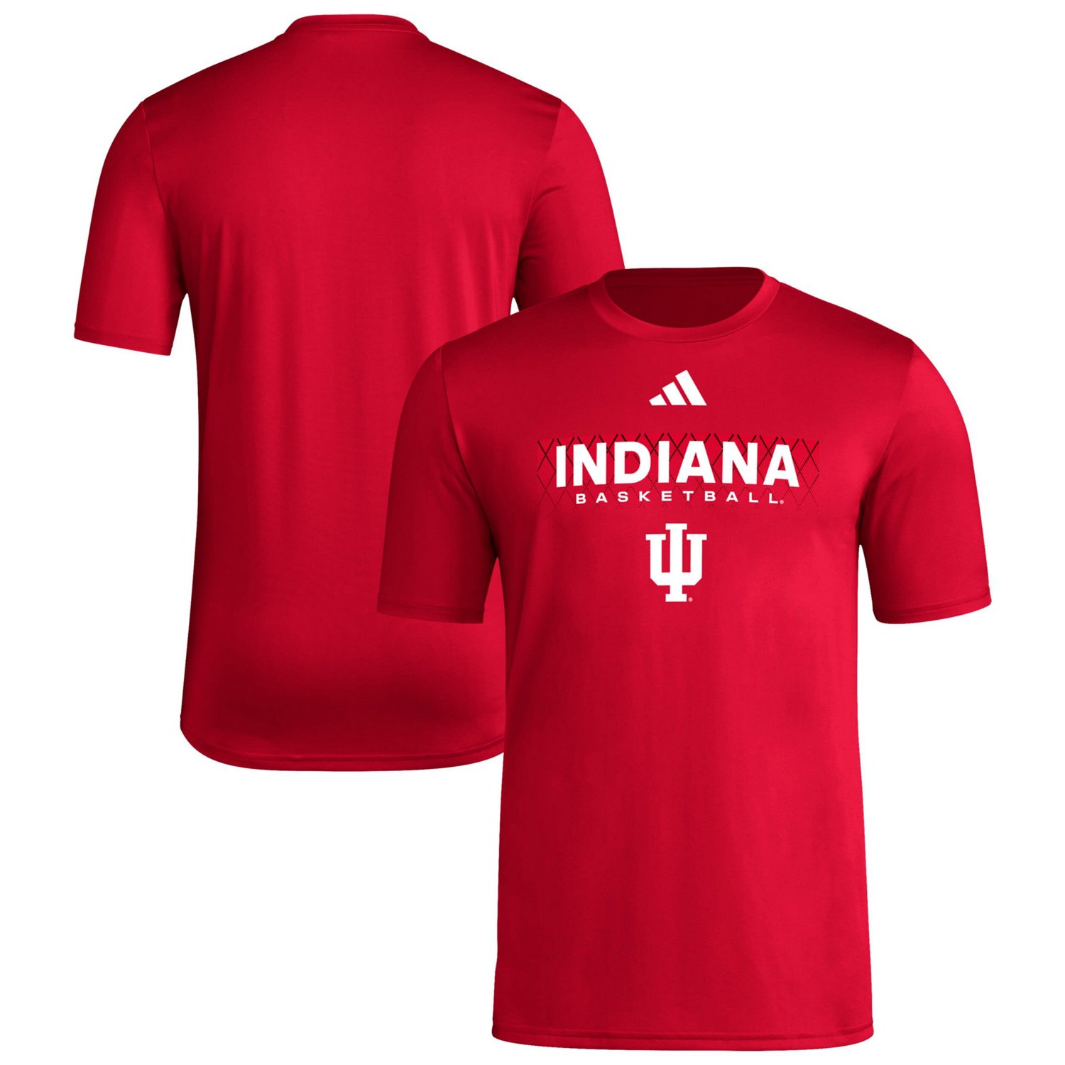 adidas Indiana Hoosiers Locker On-Court In The Fade Pregame AEROREADY T-Shirt