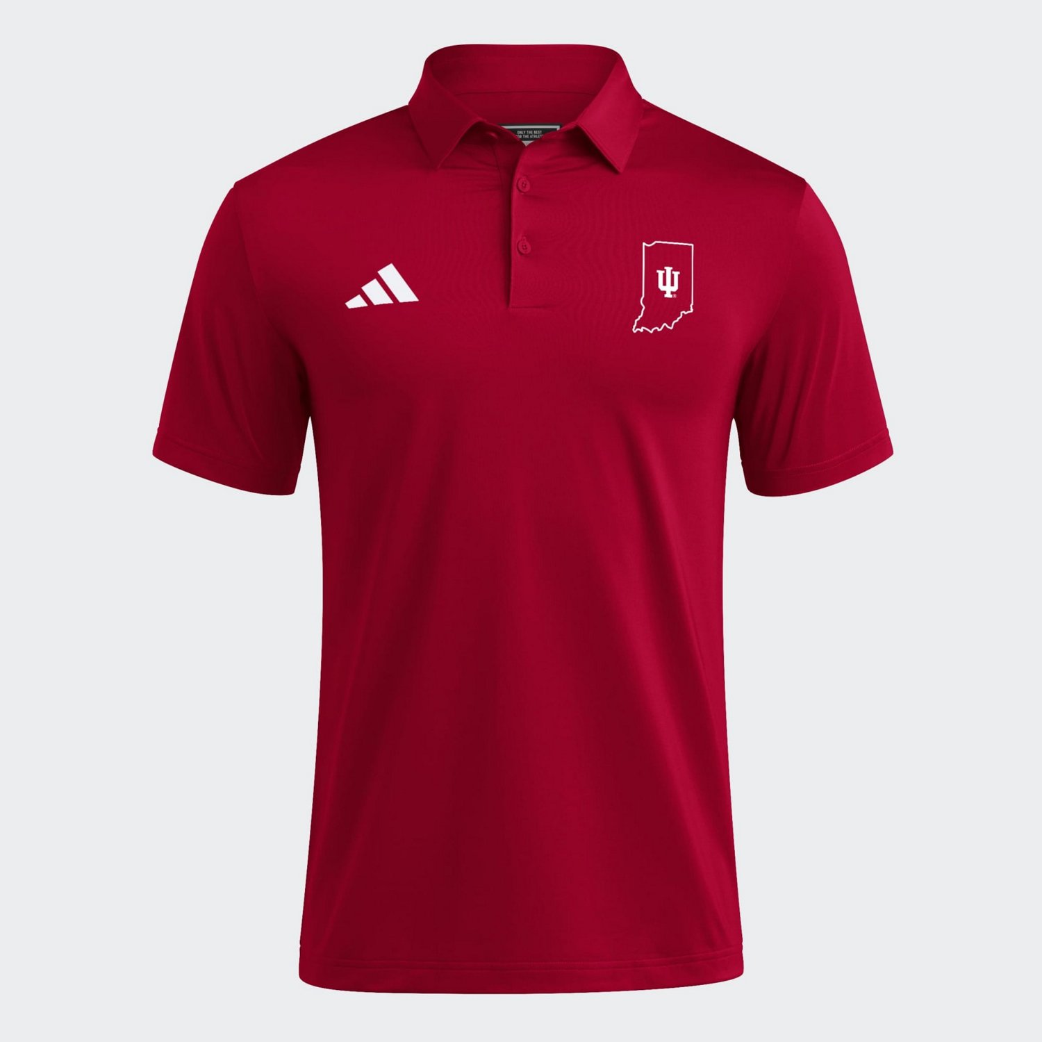adidas Indiana Hoosiers Ultimate 365 Solid Polo