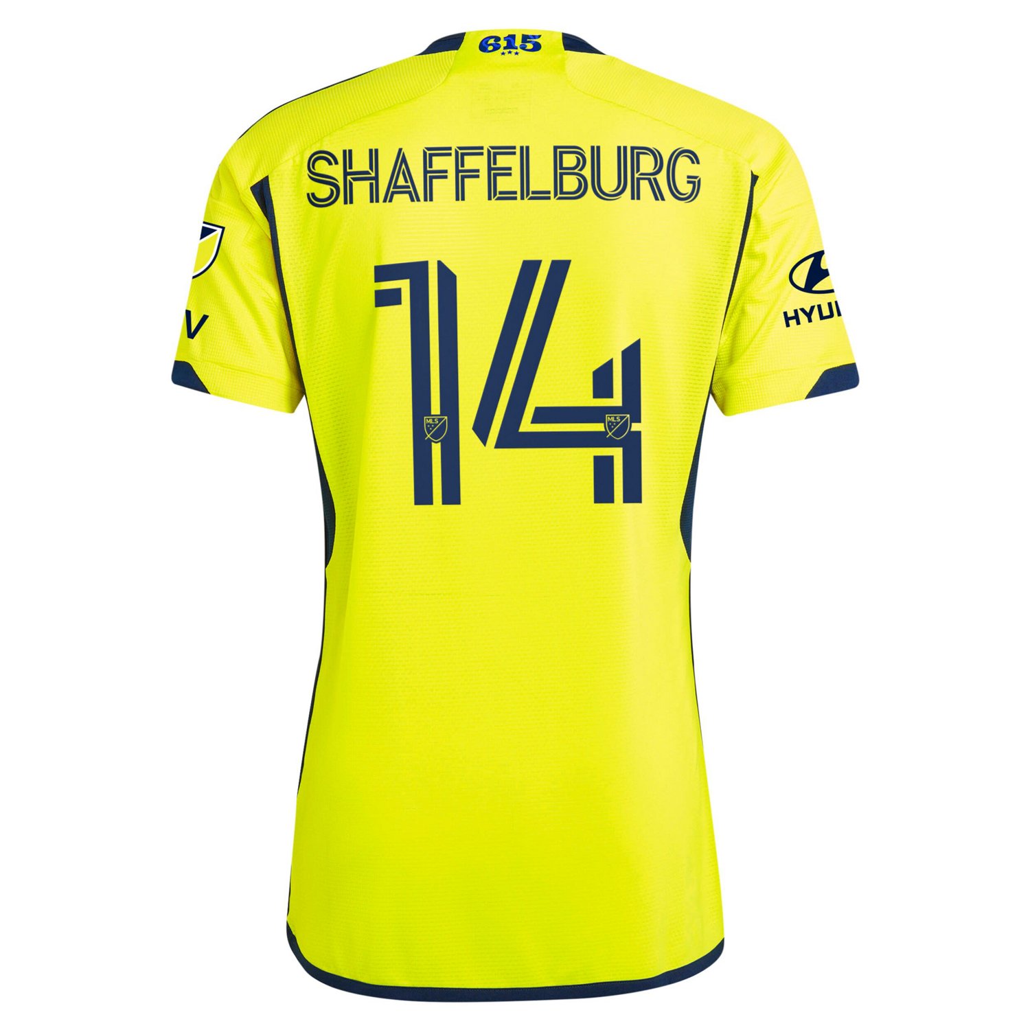 adidas Jacob Shaffelburg Nashville SC 2024 The 615 Kit Authentic Player Jersey - view number 3
