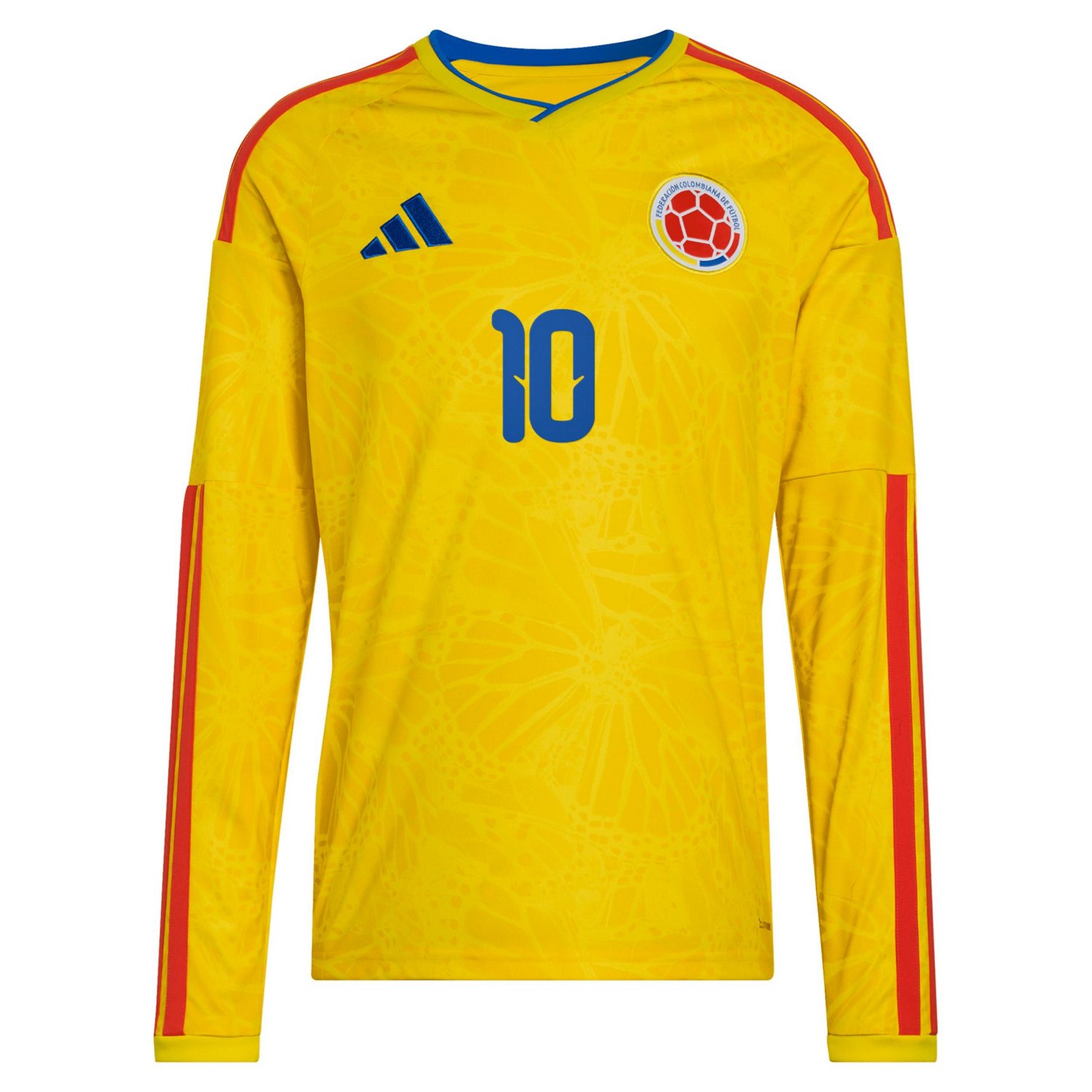adidas James Rodriguez Colombia National Team 2026 Home Replica Long Sleeve Jersey - view number 2