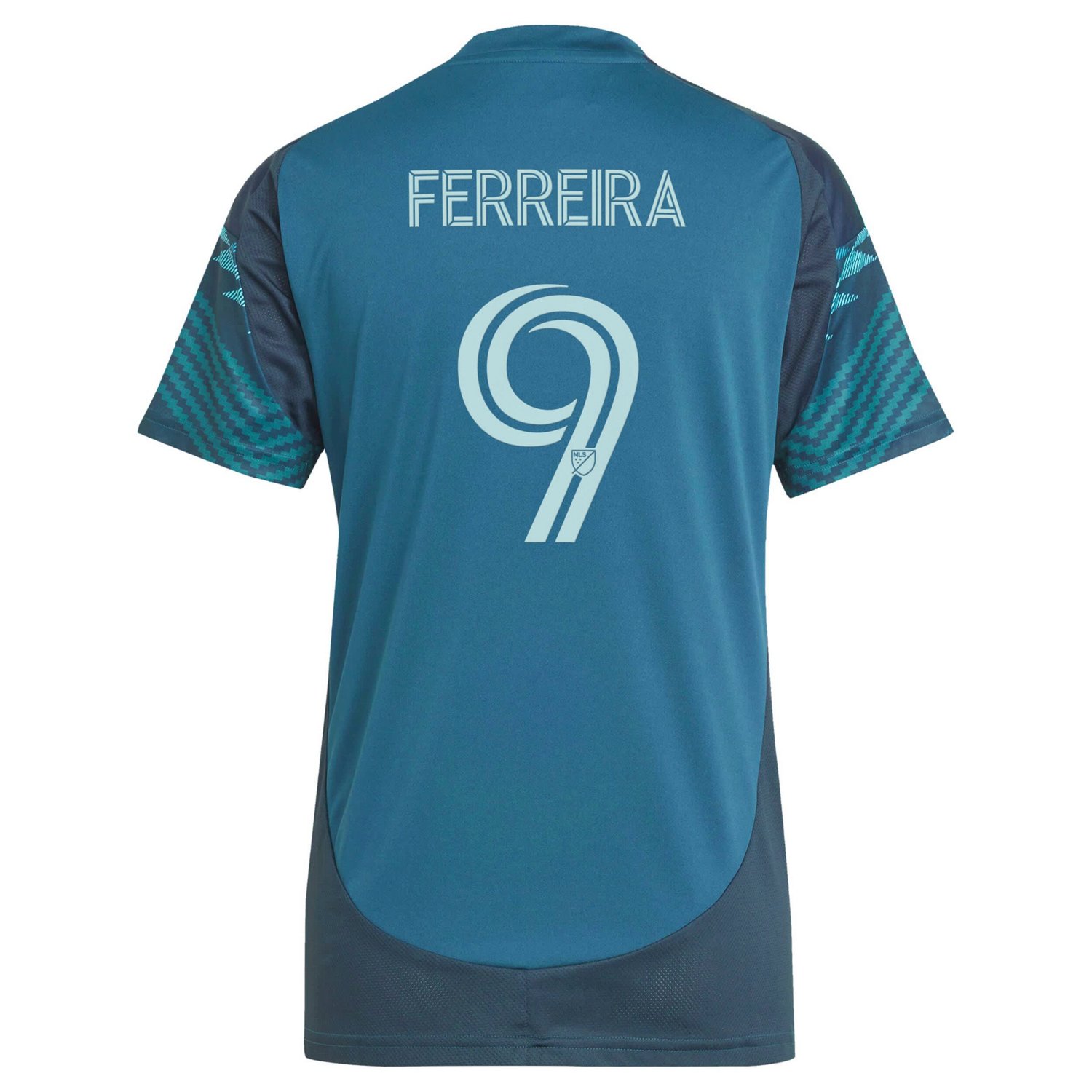 adidas Jesus Ferreira Seattle Sounders FC 2025 The Salish Sea Kit Replica Player Jersey - view number 3