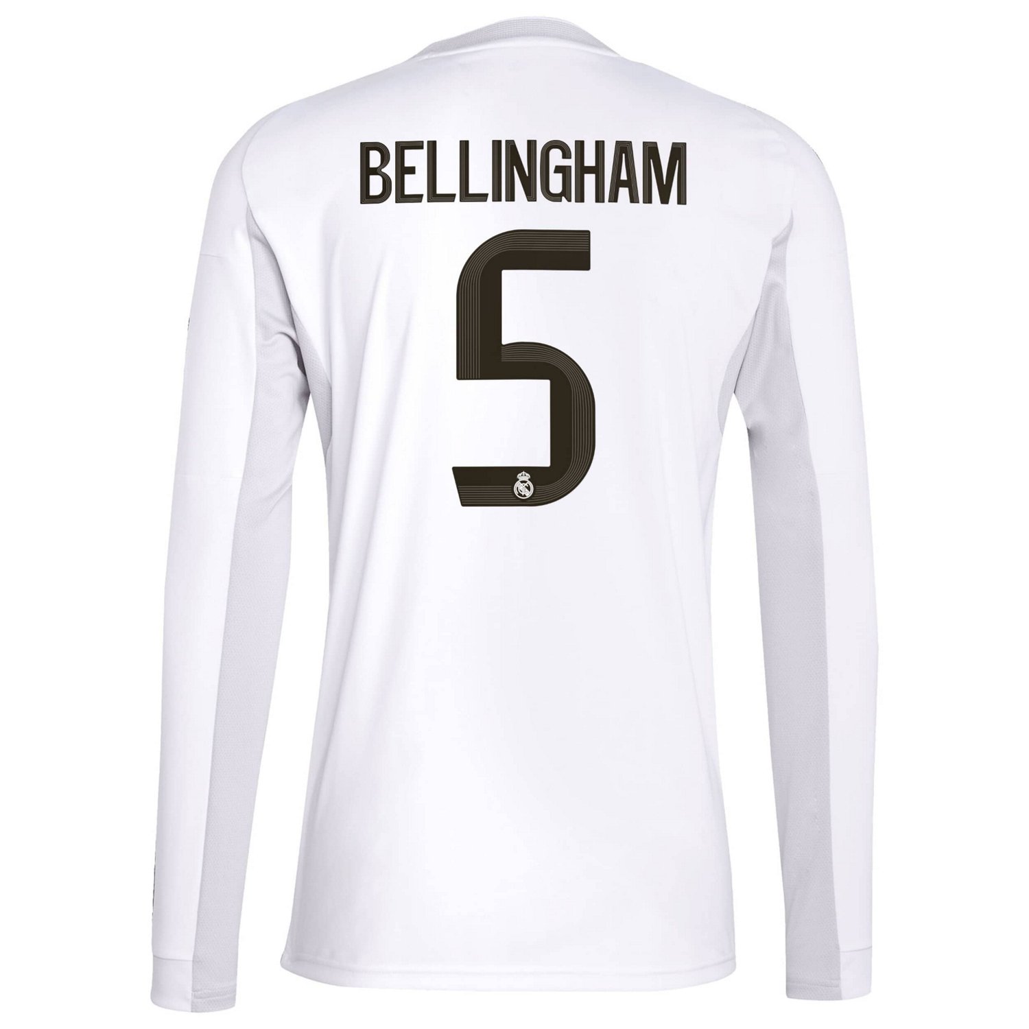 adidas Jude Bellingham Real Madrid 2025 26 Home Replica Long Sleeve Jersey