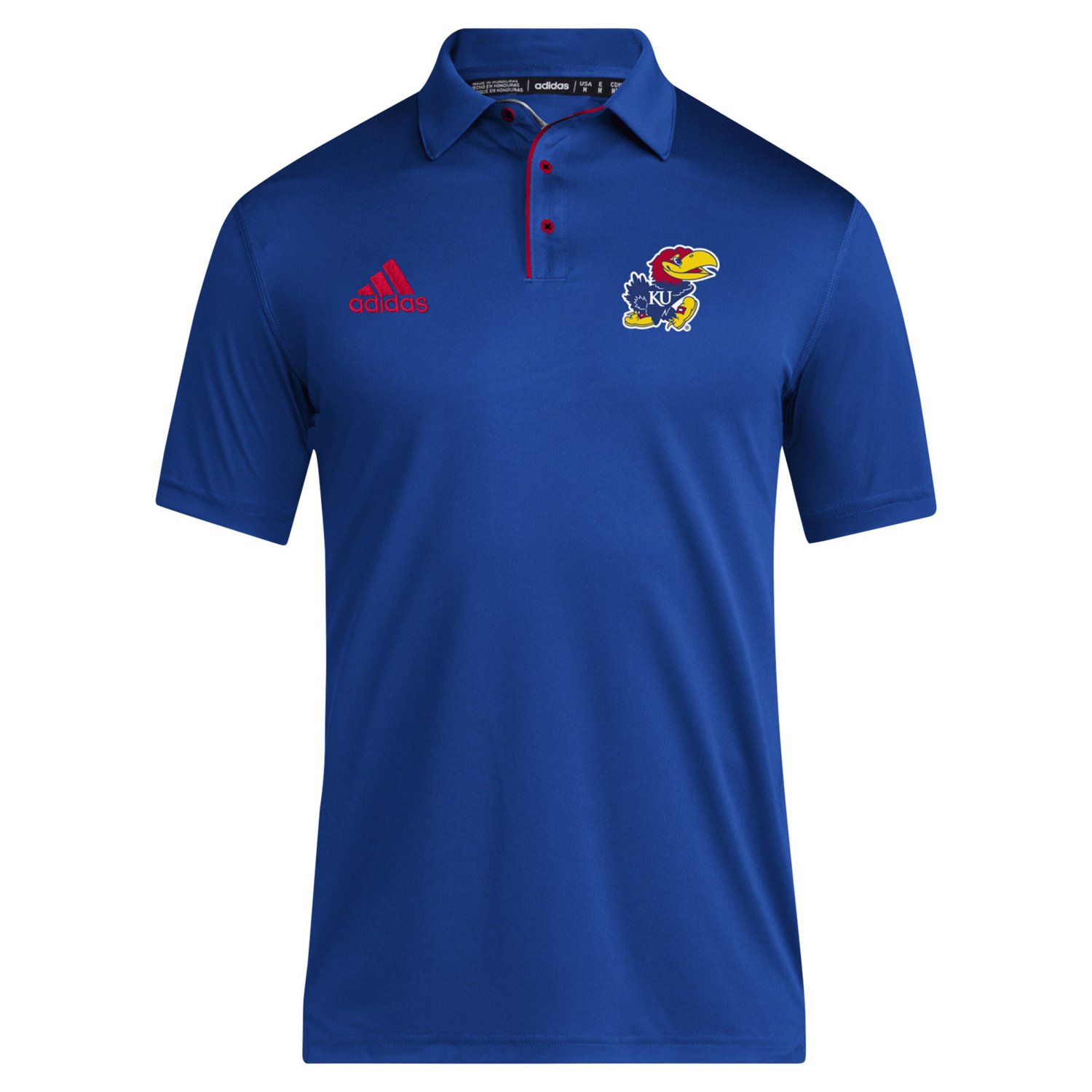 adidas Kansas Jayhawks 2024 Coaches AEROREADY Polo - view number 2