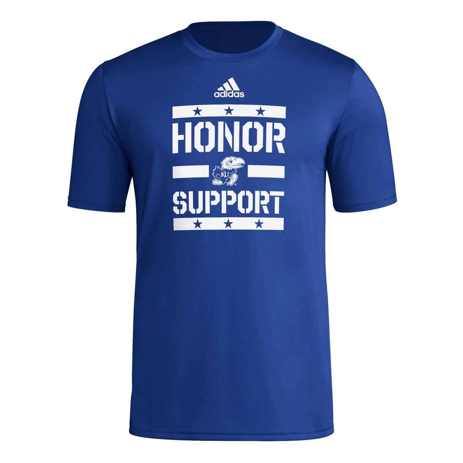 adidas Kansas Jayhawks Honor  Support Pre-Game T-Shirt - view number 2