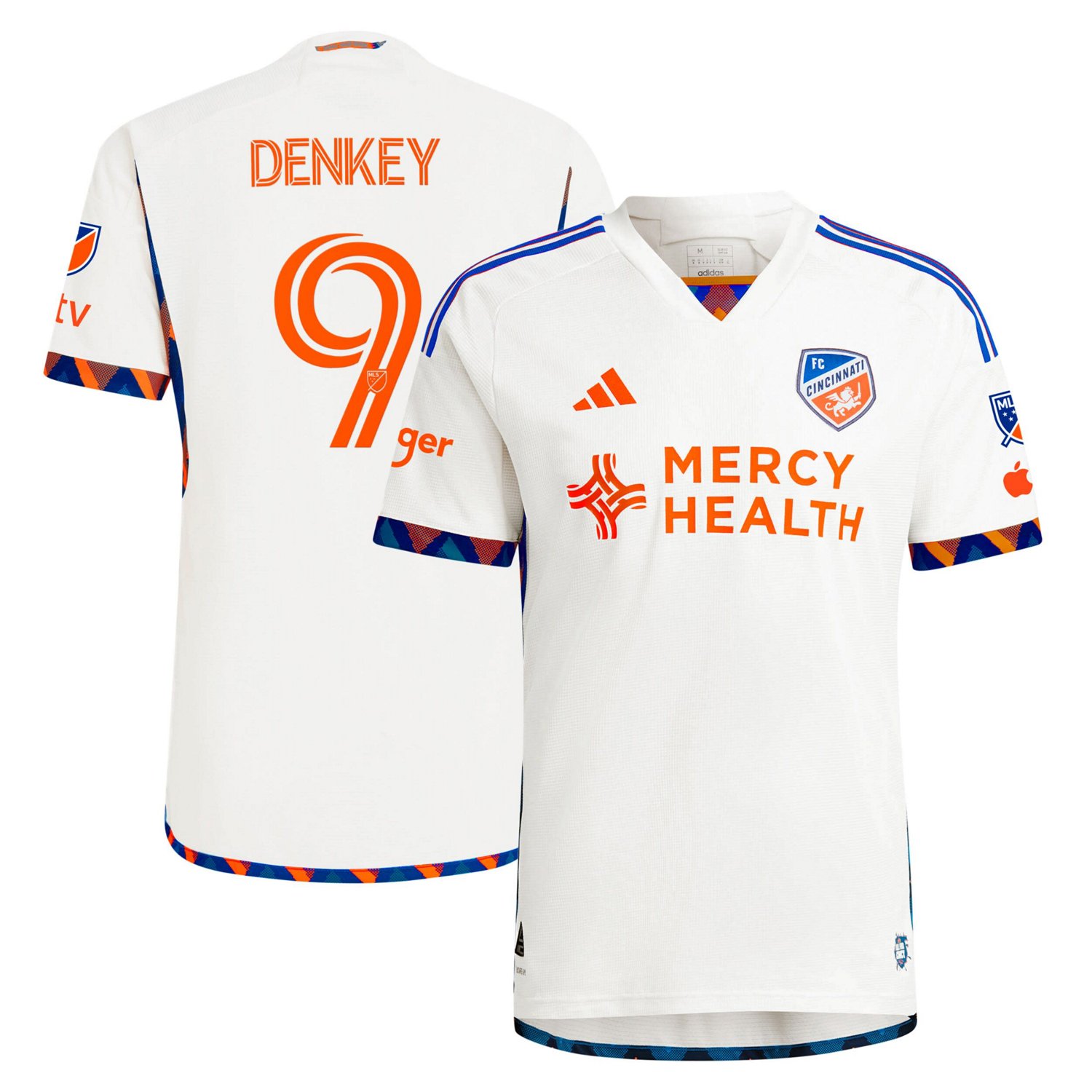 adidas Kvin Denkey FC Cincinnati 2024 The Canvas Kit Authentic Player Jersey