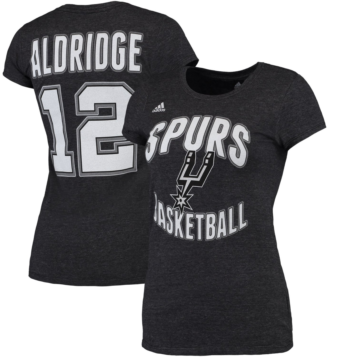 adidas LaMarcus Aldridge San Antonio Spurs Name  Number T-Shirt                                                                  - view number 1