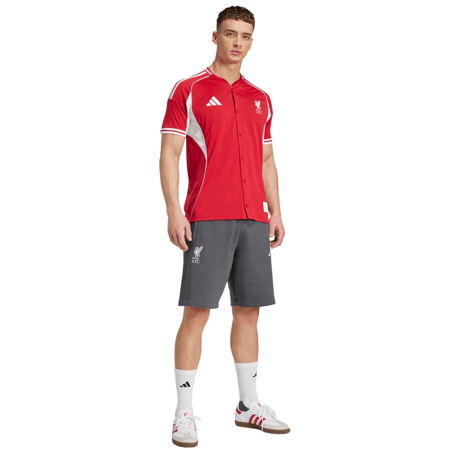 adidas Liverpool Full-Button Baseball Jersey - view number 4