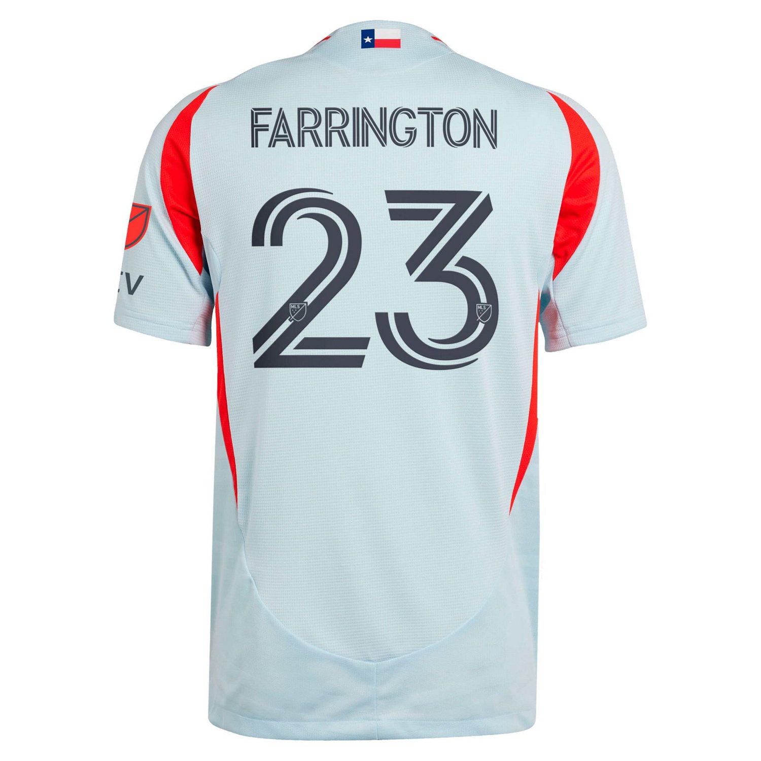 adidas Logan Farrington Light FC Dallas 2025 The Inferno Kit Authentic Player Jersey - view number 3