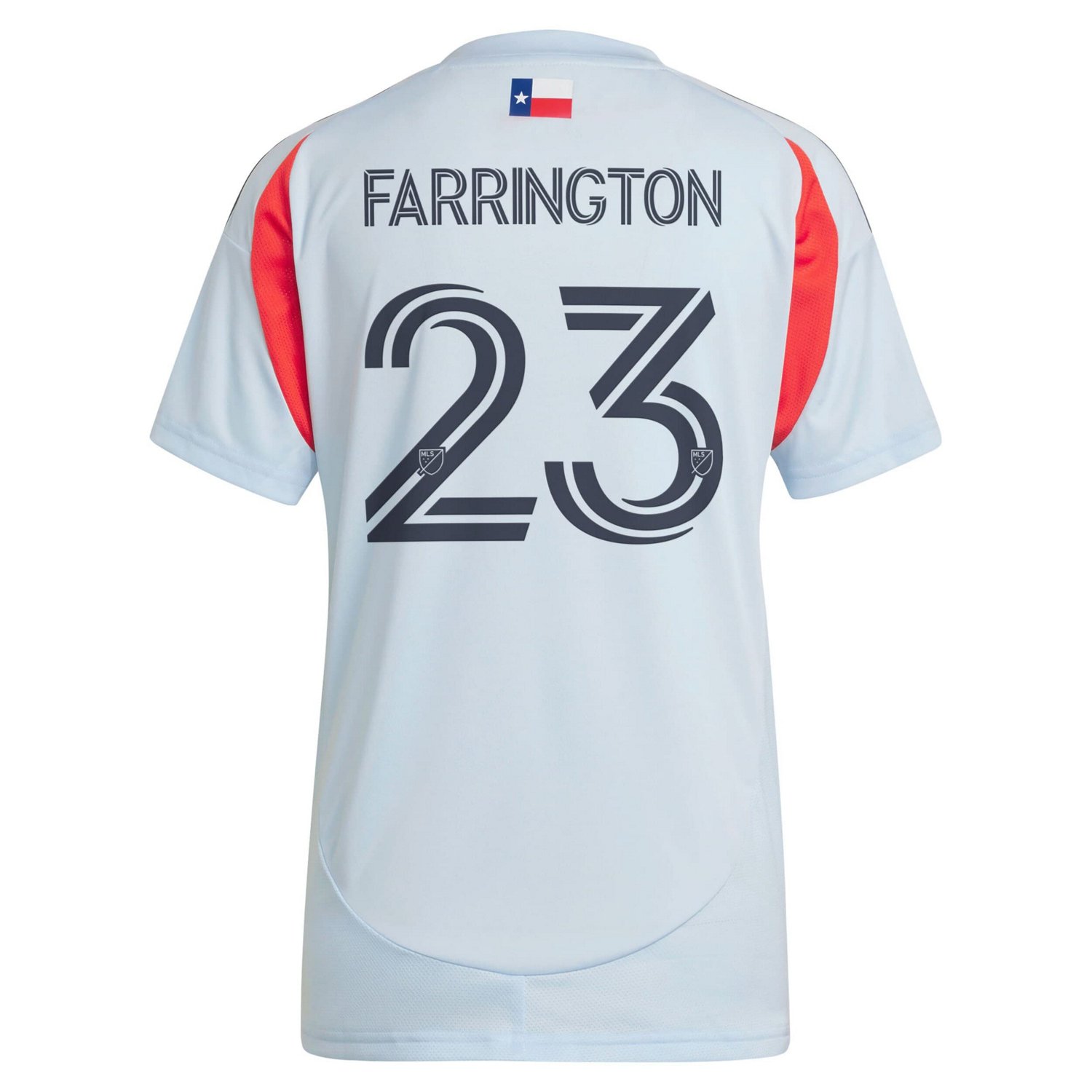 adidas Logan Farrington Light FC Dallas 2025 The Inferno Kit Replica Player Jersey - view number 3