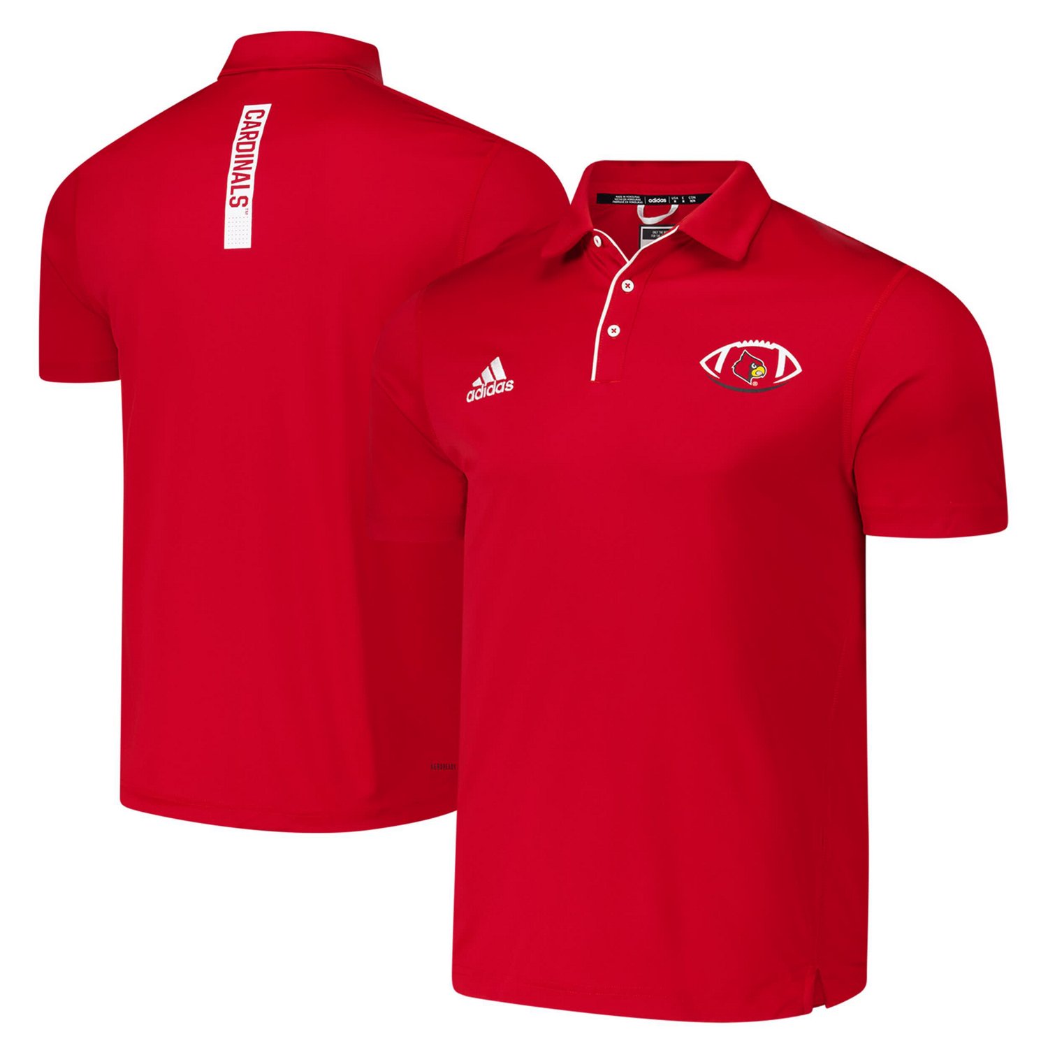 adidas Louisville Cardinals Coaches Polo