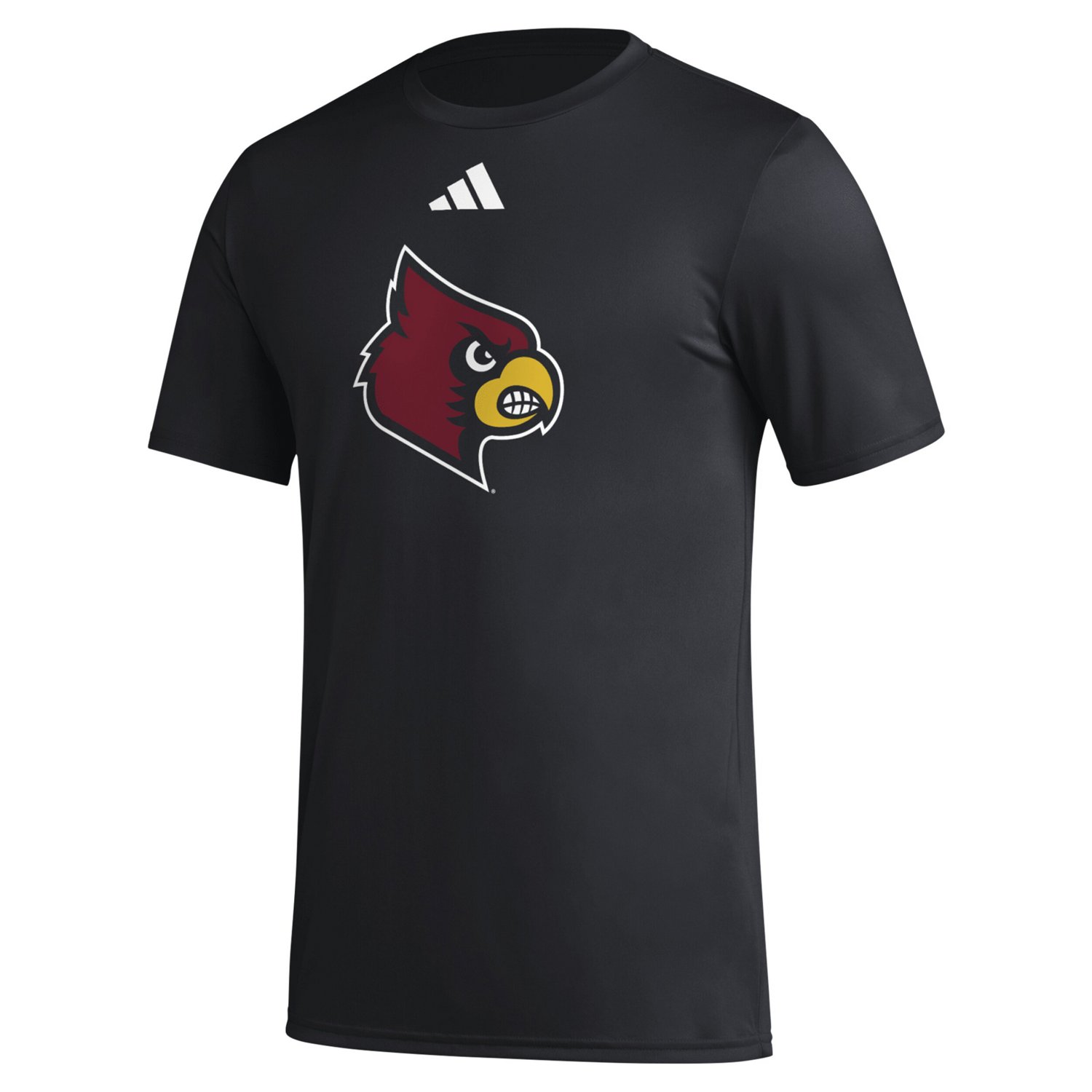 adidas Louisville Cardinals Primary Locker Logo Pre-Game AEROREADY T-Shirt - view number 2