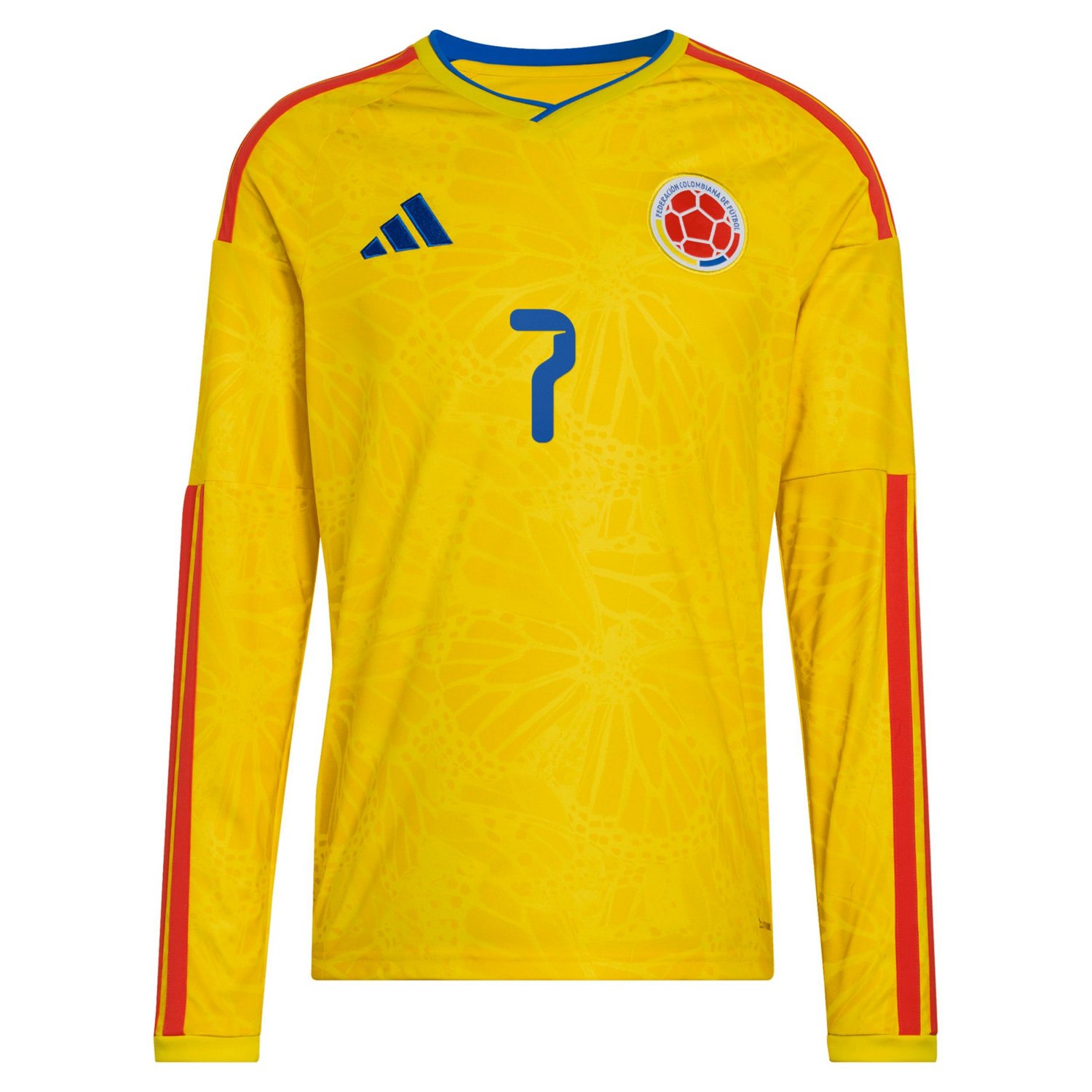 adidas Luis Diaz Colombia National Team 2026 Home Replica Long Sleeve Jersey - view number 2