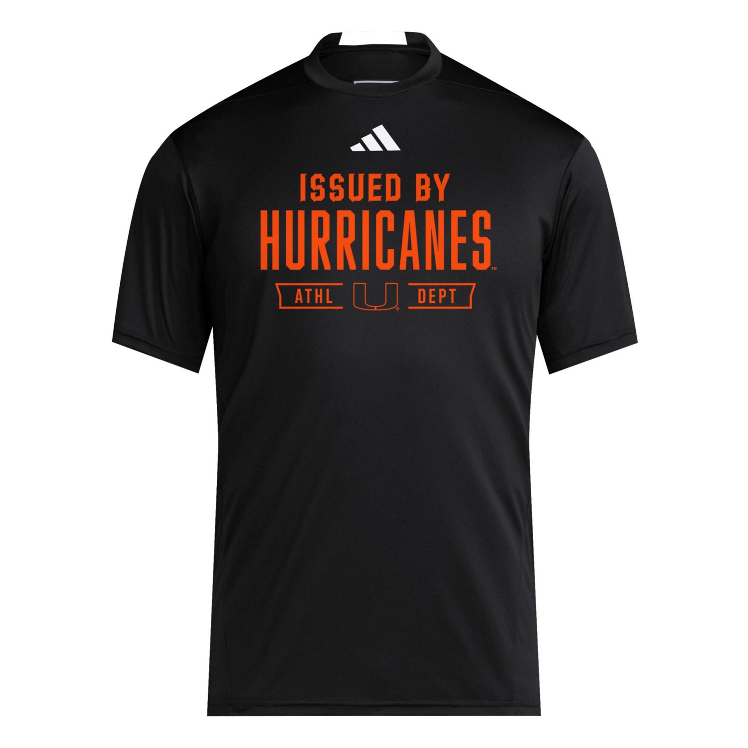adidas Miami Hurricanes 2025 Training Performance Team T-Shirt - view number 2