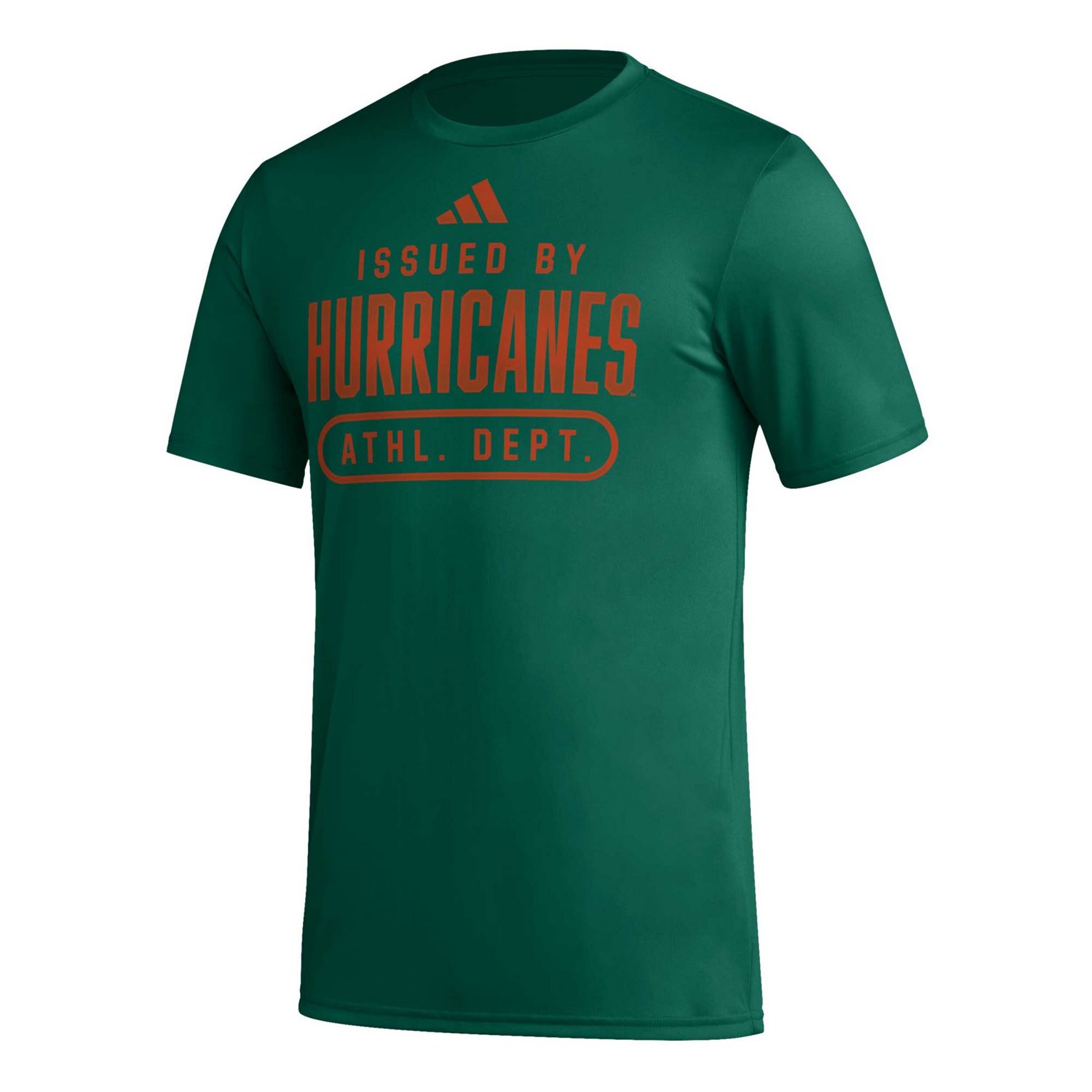 adidas Miami Hurricanes AEROREADY Pregame T-Shirt - view number 2