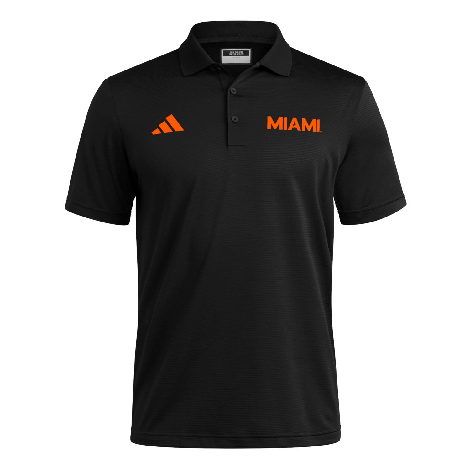 adidas Miami Hurricanes Ultimate 365 Ottoman Polo Shirt - view number 2