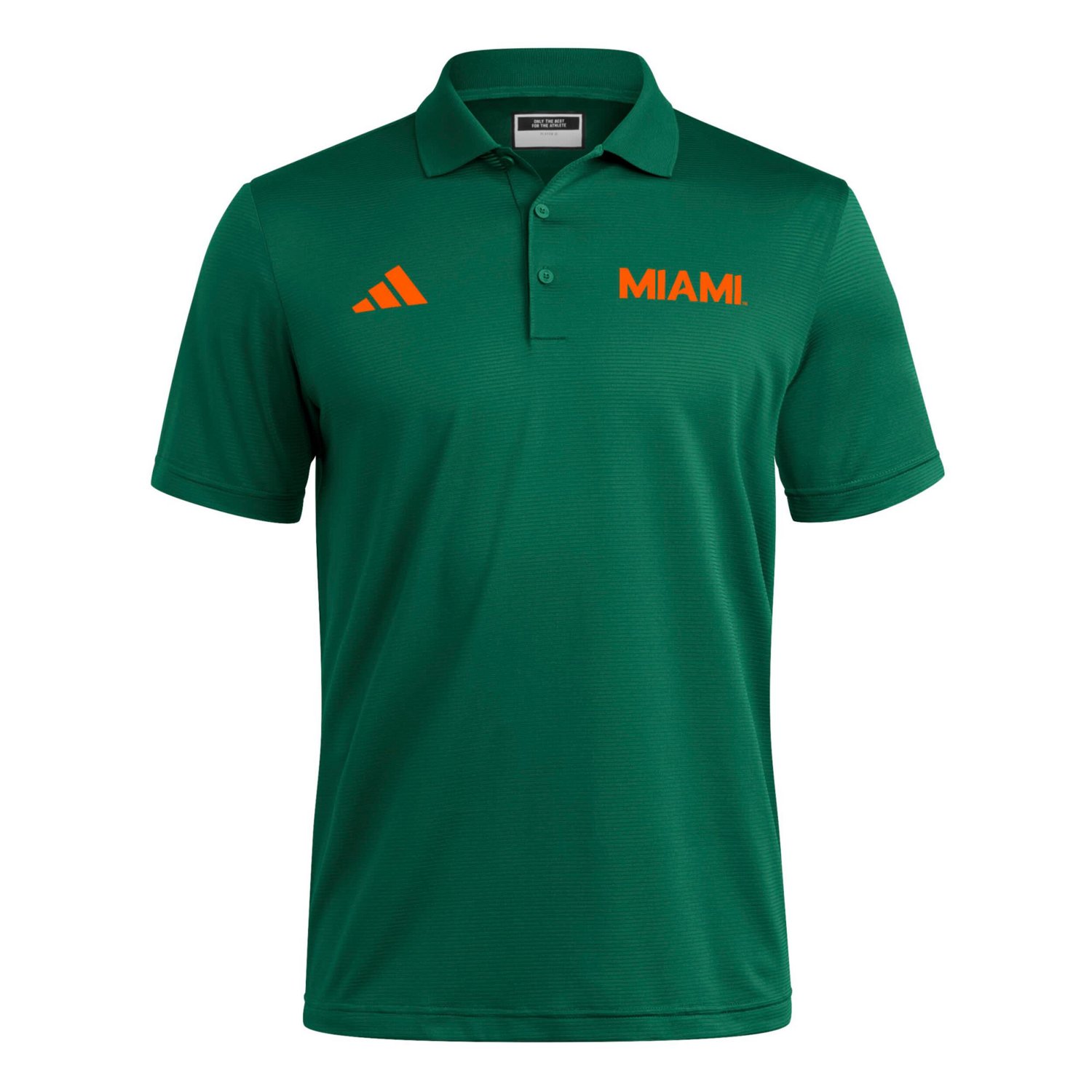 adidas Miami Hurricanes Ultimate 365 Ottoman Polo Shirt - view number 2