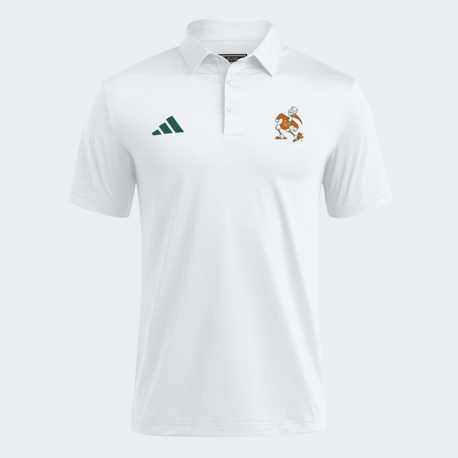 adidas Miami Hurricanes Ultimate 365 Solid Polo
