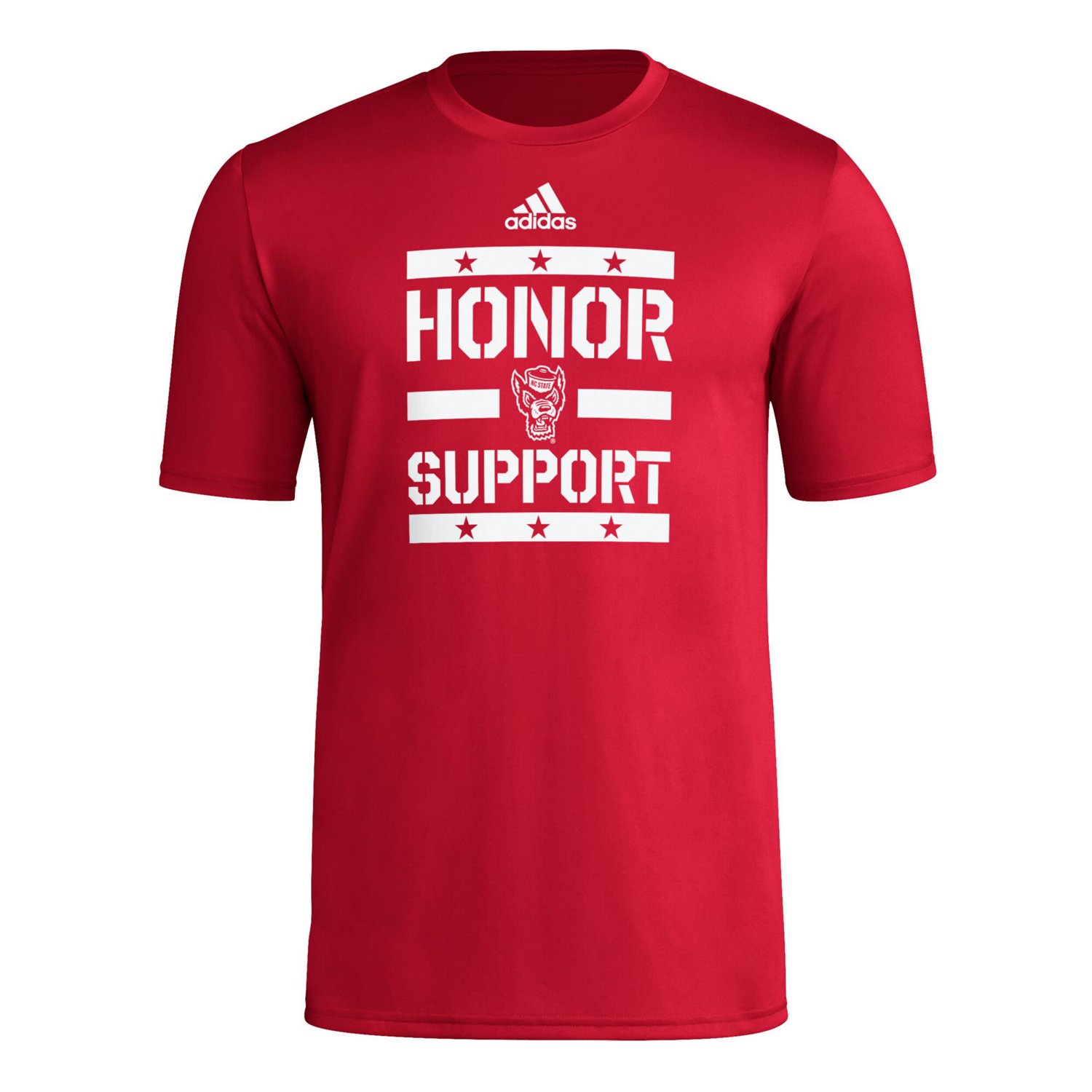 adidas NC State Wolfpack Honor  Support Pre-Game T-Shirt - view number 2