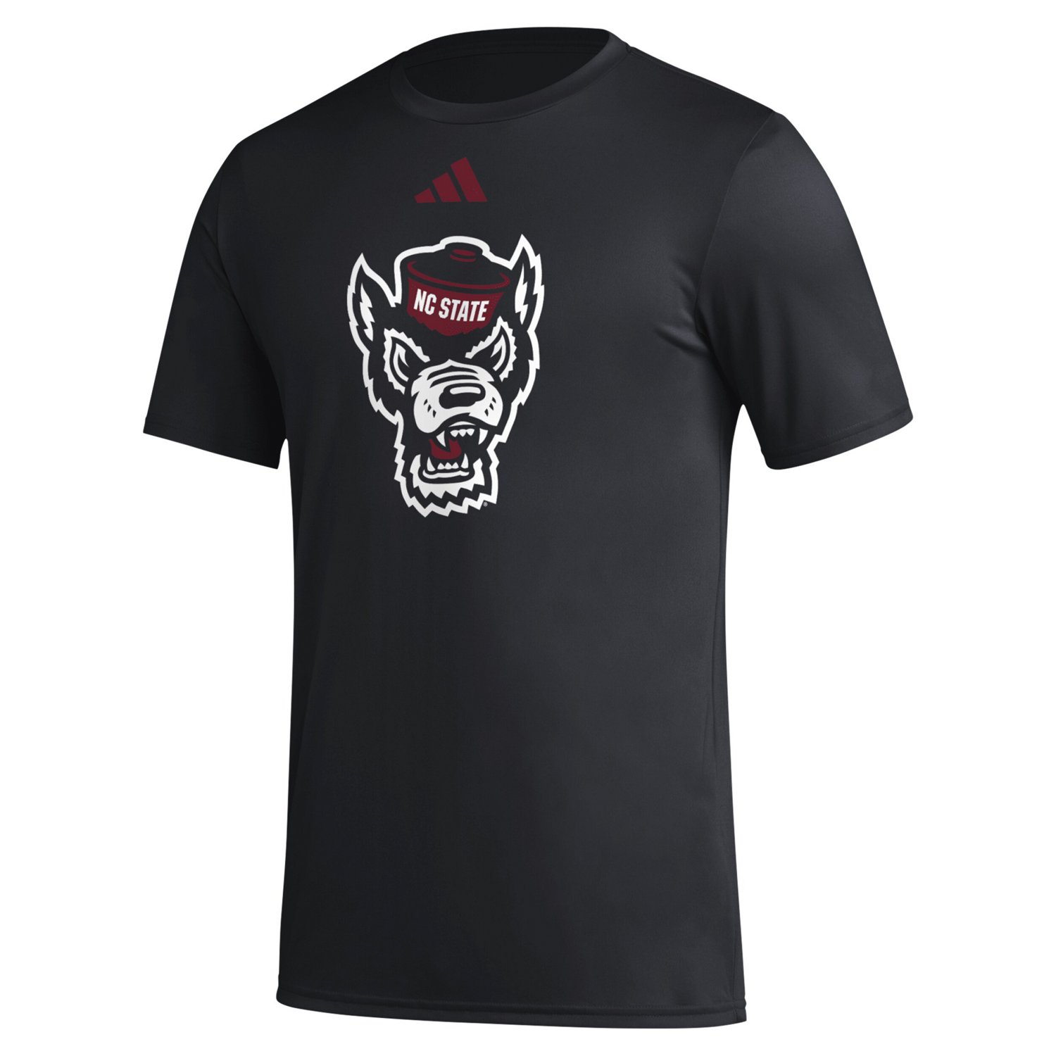 adidas NC State Wolfpack Primary Locker Logo Pre-Game AEROREADY T-Shirt