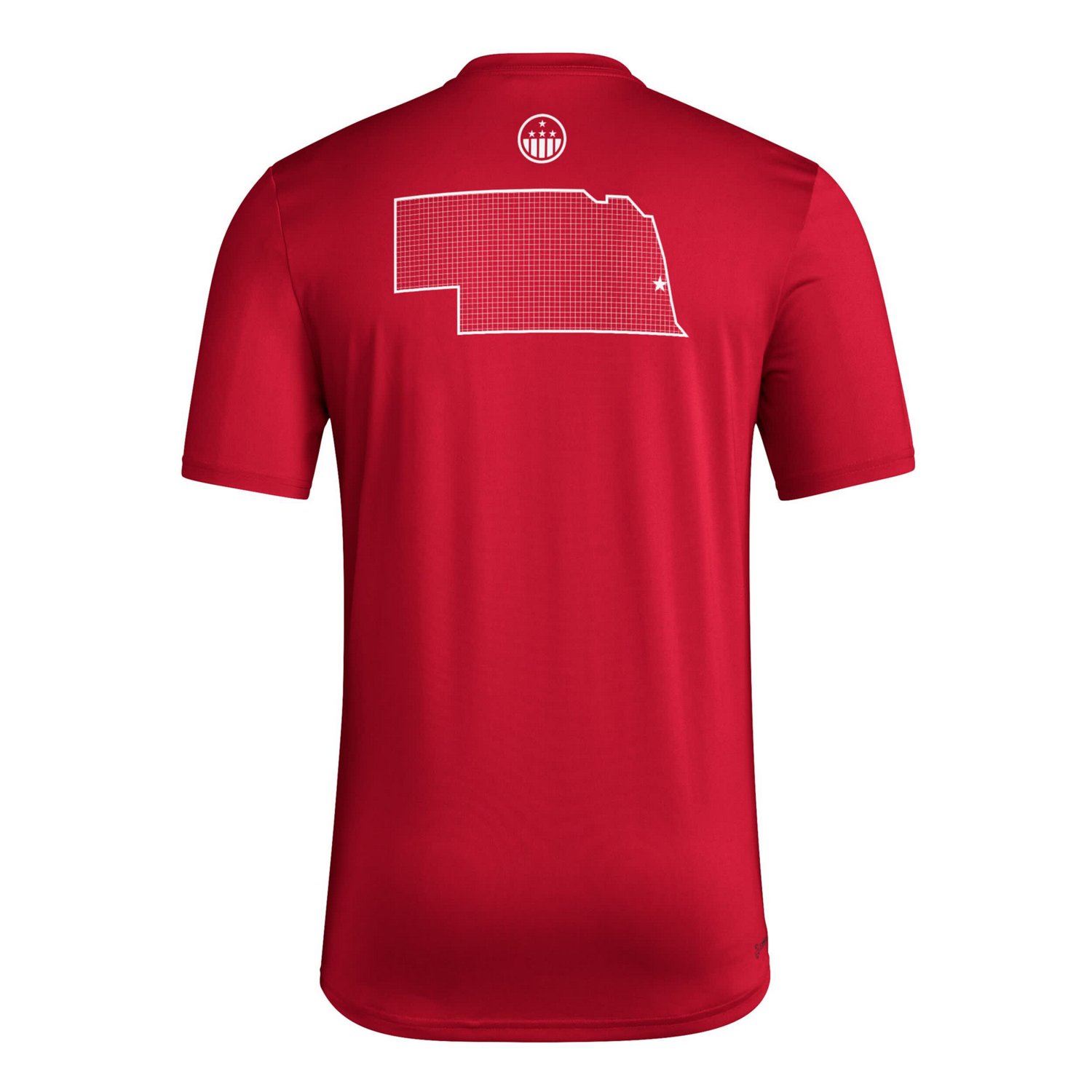 adidas Nebraska Huskers Honor  Support Pre-Game T-Shirt - view number 3