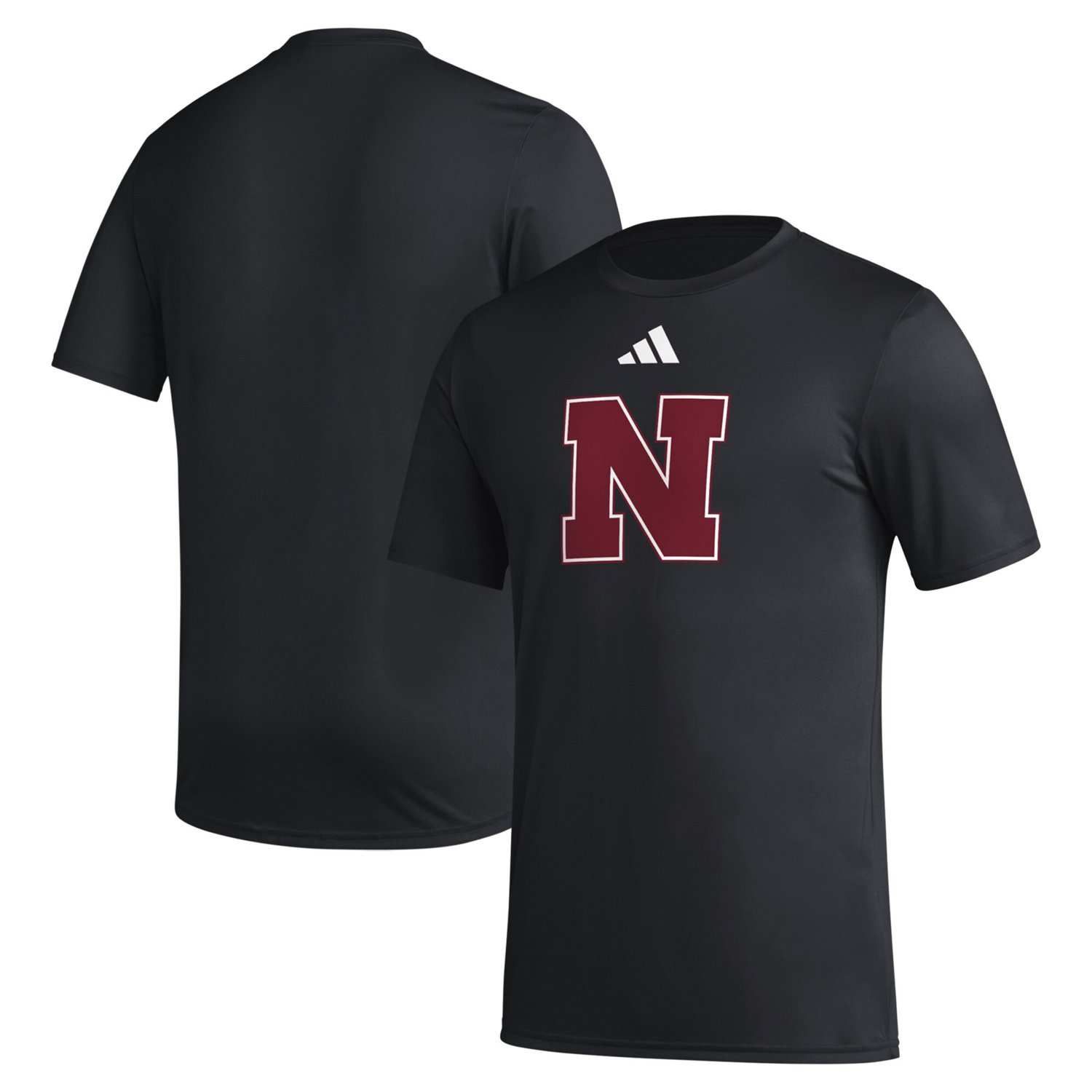 adidas Nebraska Huskers Primary Locker Logo Pre-Game AEROREADY T-Shirt - view number 1