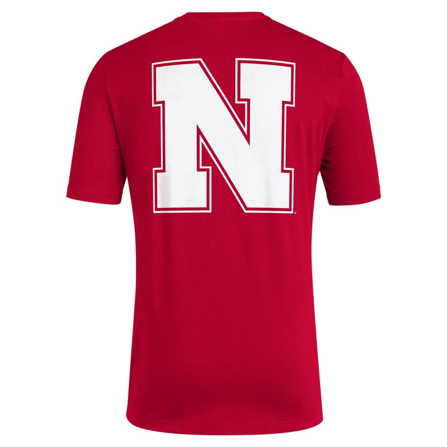 adidas Nebraska Huskers Reverse Retro Baseball 2 Hit T-Shirt - view number 3