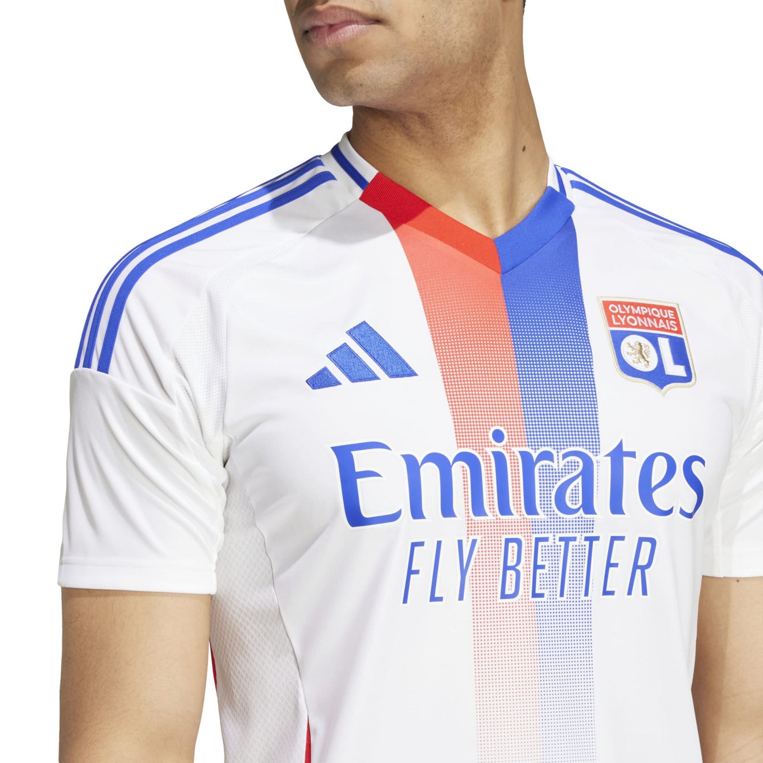 adidas Olympique Lyonnais 2024 25 Home Replica Jersey