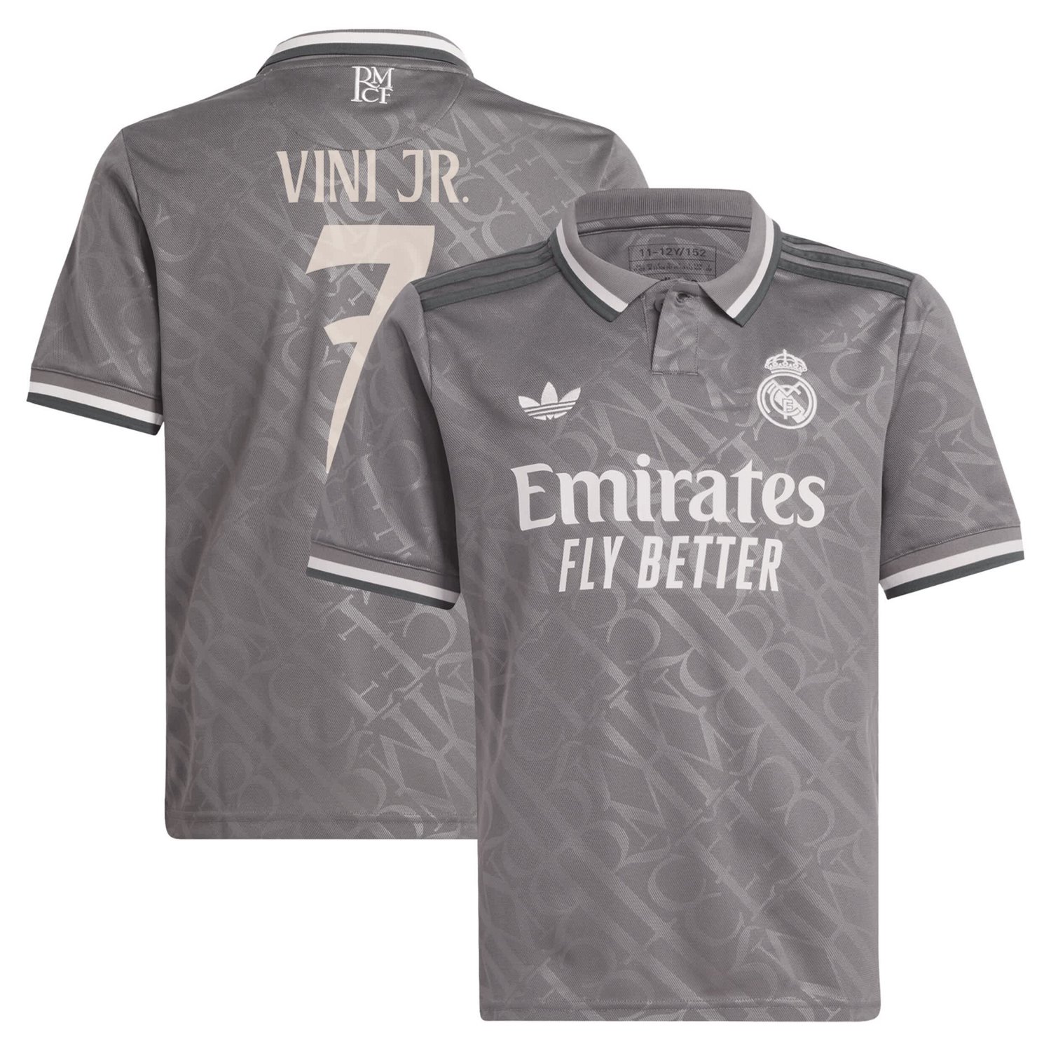 adidas Originals Vini Jr Real Madrid 2024 25 Third Replica Player Jersey - view number 1
