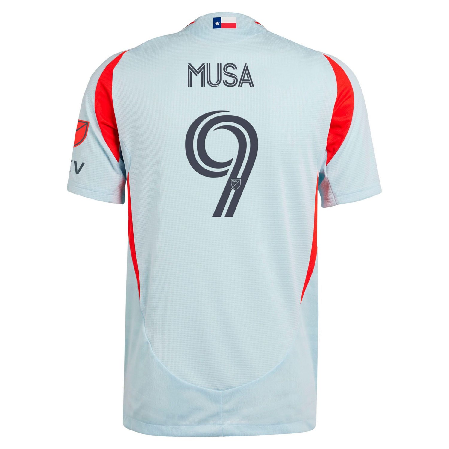 adidas Petar Musa Light FC Dallas 2025 The Inferno Kit Authentic Player Jersey - view number 3