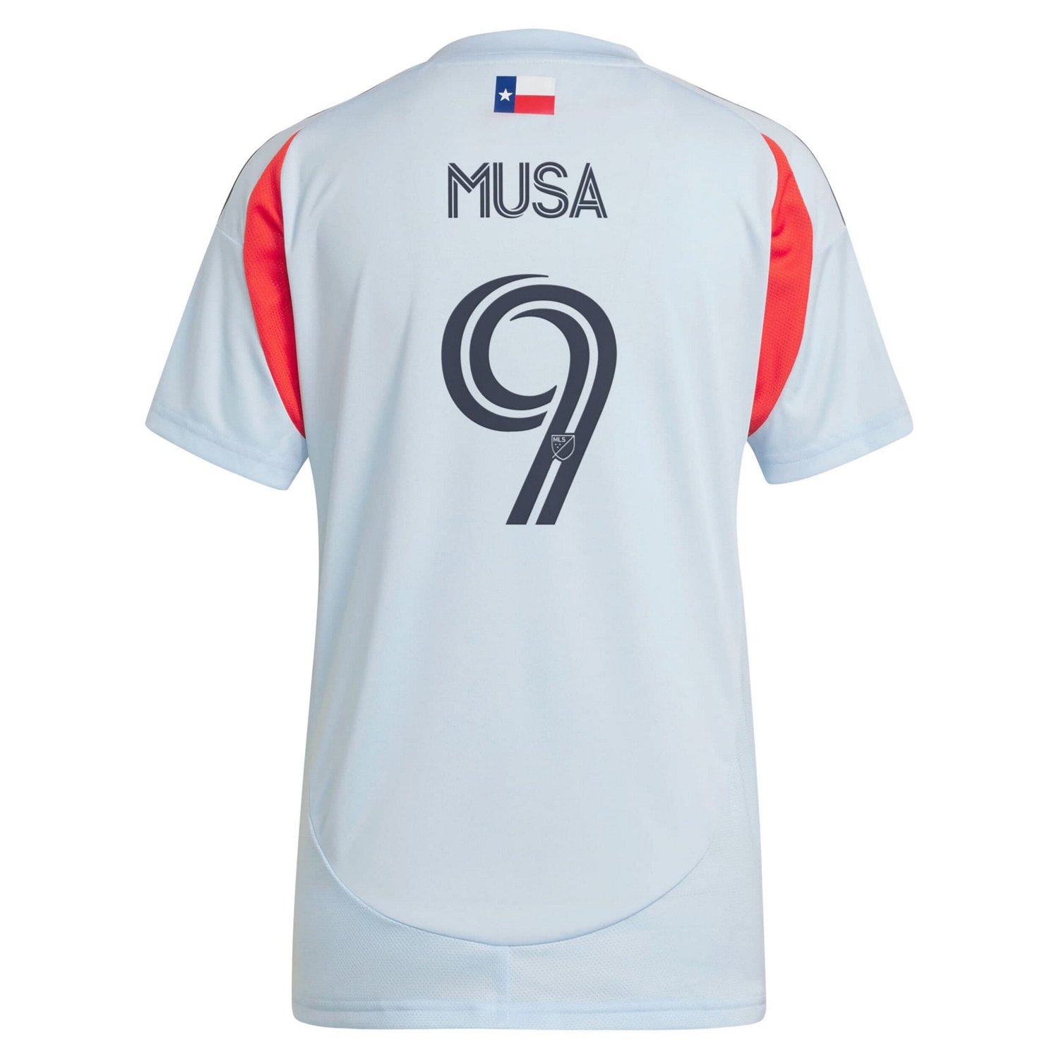 adidas Petar Musa Light FC Dallas 2025 The Inferno Kit Replica Player Jersey - view number 3