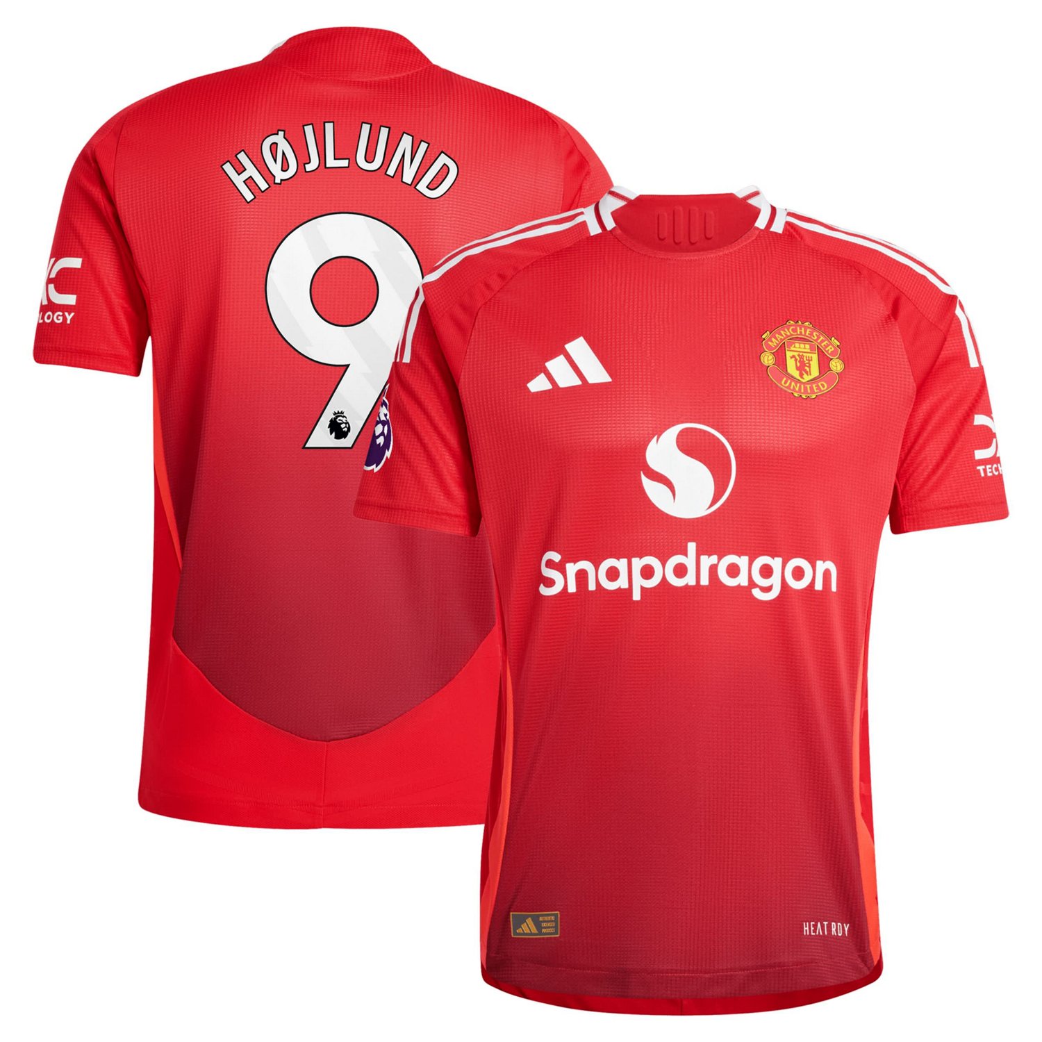 adidas Rasmus Hjlund Manchester United 2024 25 Home Authentic Player Jersey