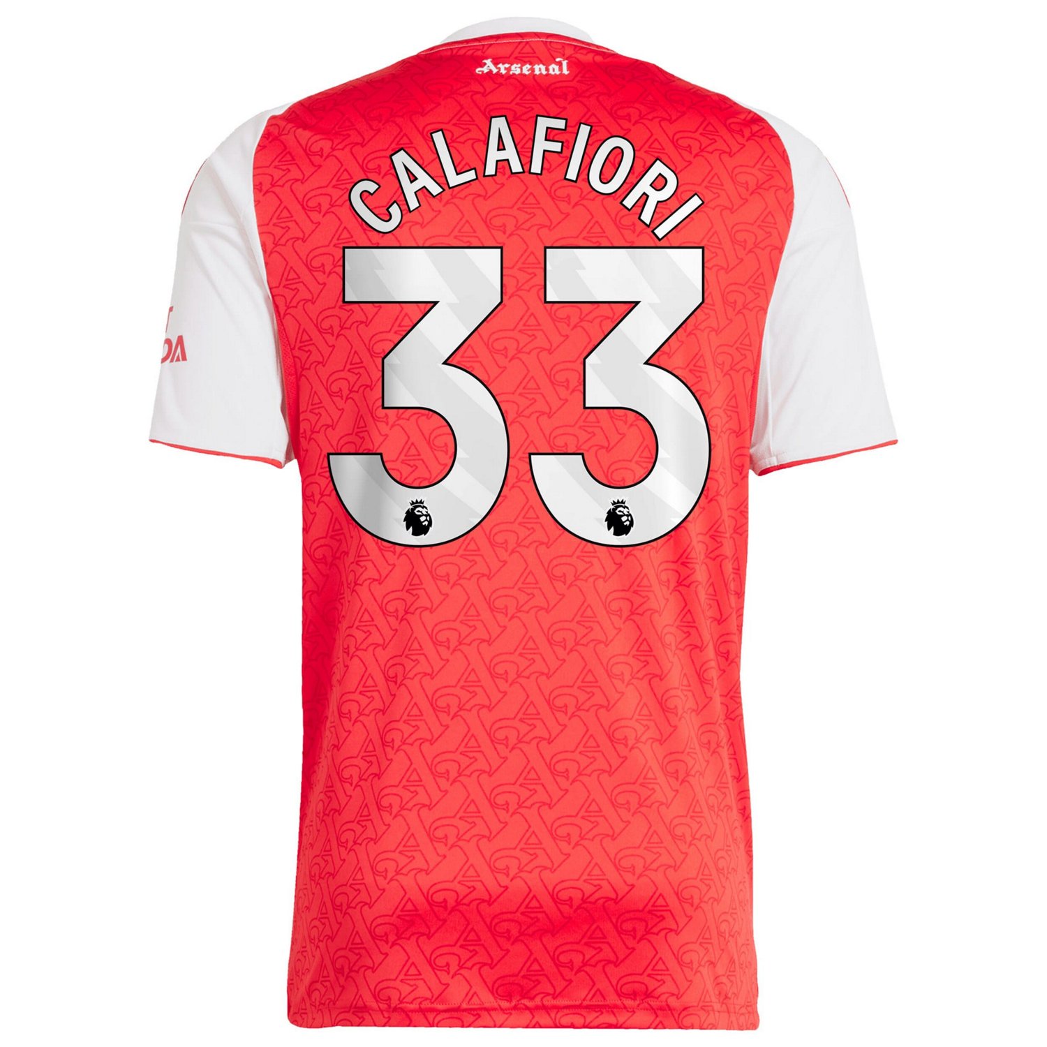 adidas Riccardo Calafiori Arsenal 2025 26 Home Replica Player Jersey - view number 3