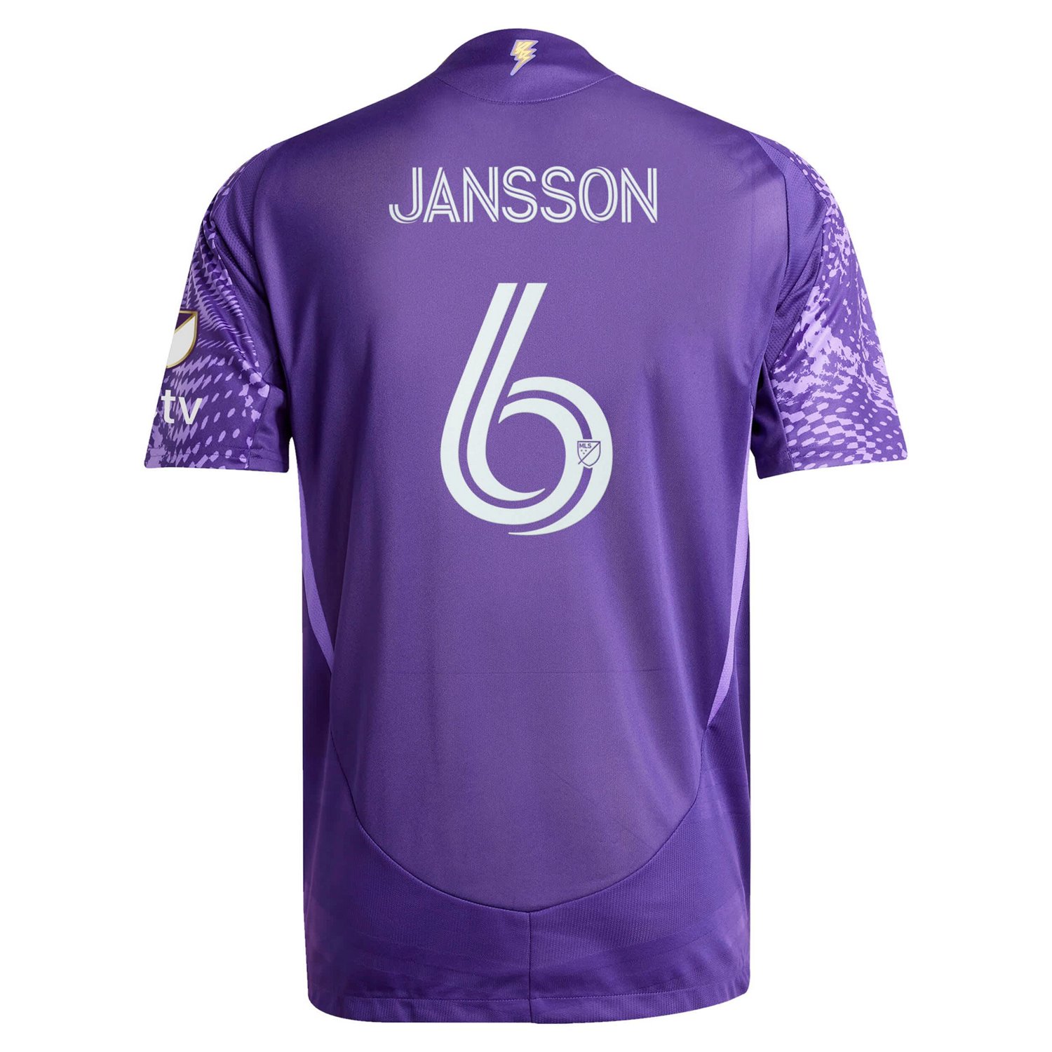 adidas Robin Jansson Orlando City SC 2025 Perfect Storm Authentic Player Jersey - view number 3