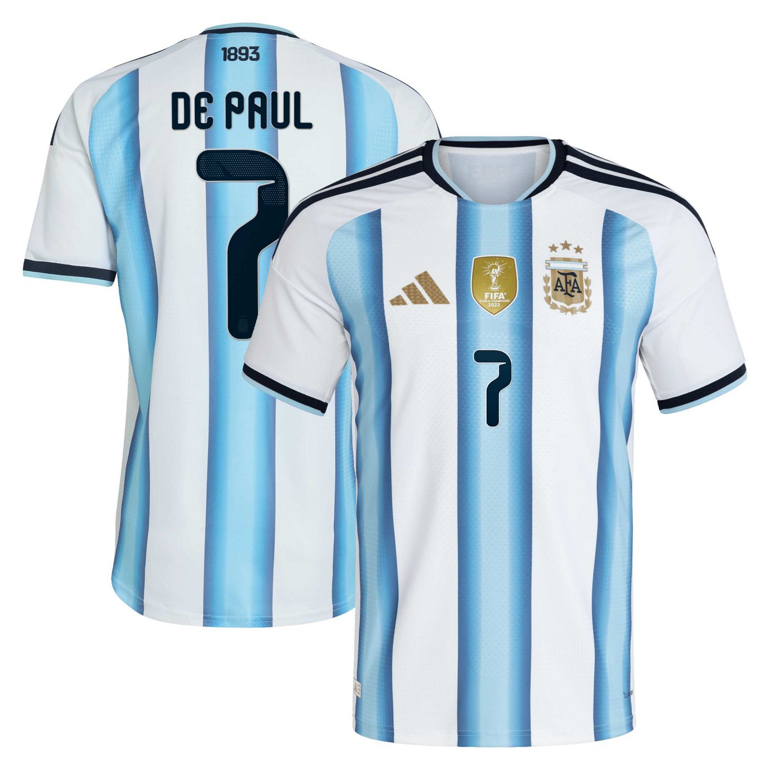 adidas Rodrigo De Paul Argentina National Team 2026 Home Authentic Jersey