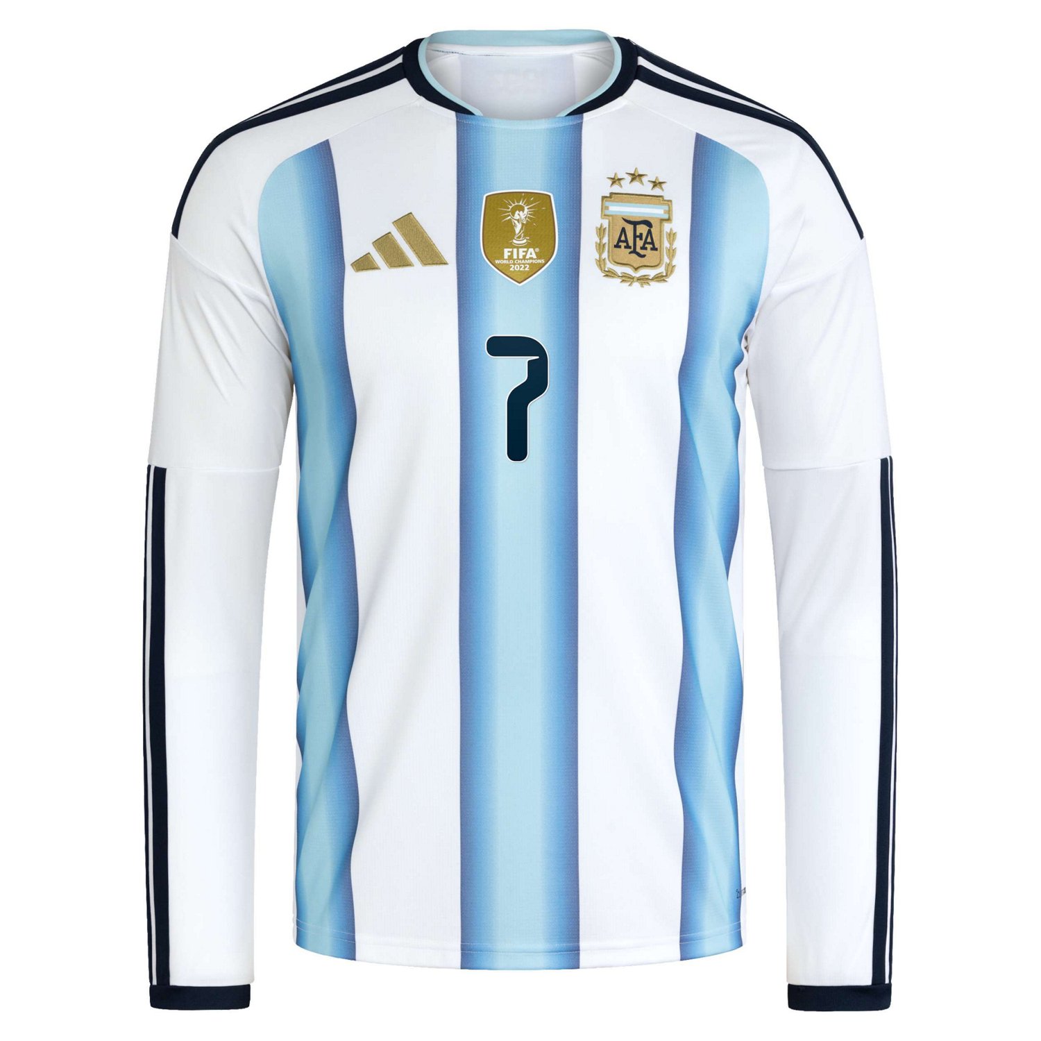 adidas Rodrigo De Paul Argentina National Team 2026 Home Replica Long Sleeve Jersey - view number 2