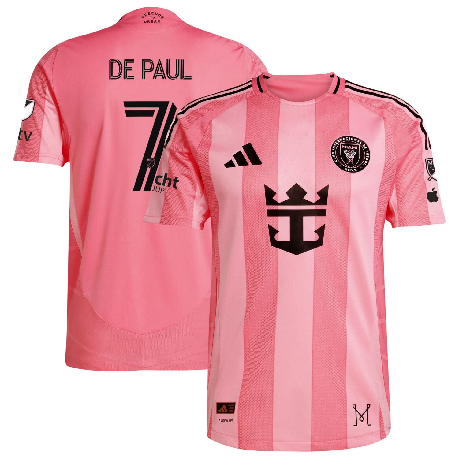 adidas Rodrigo De Paul Light Inter Miami CF 2025 Euforia Authentic Player Jersey - view number 1