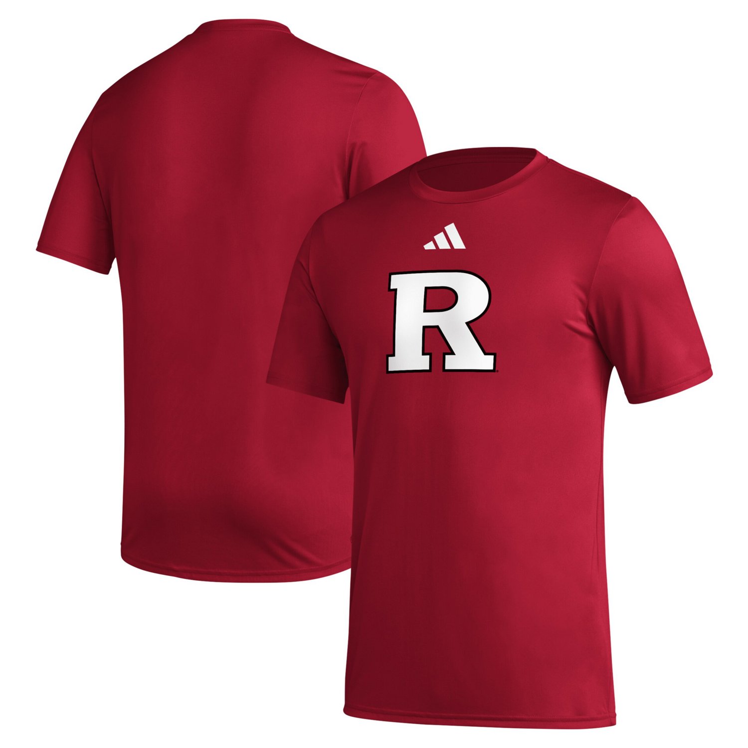 adidas Rutgers Knights Primary Locker Logo Pre-Game AEROREADY T-Shirt
