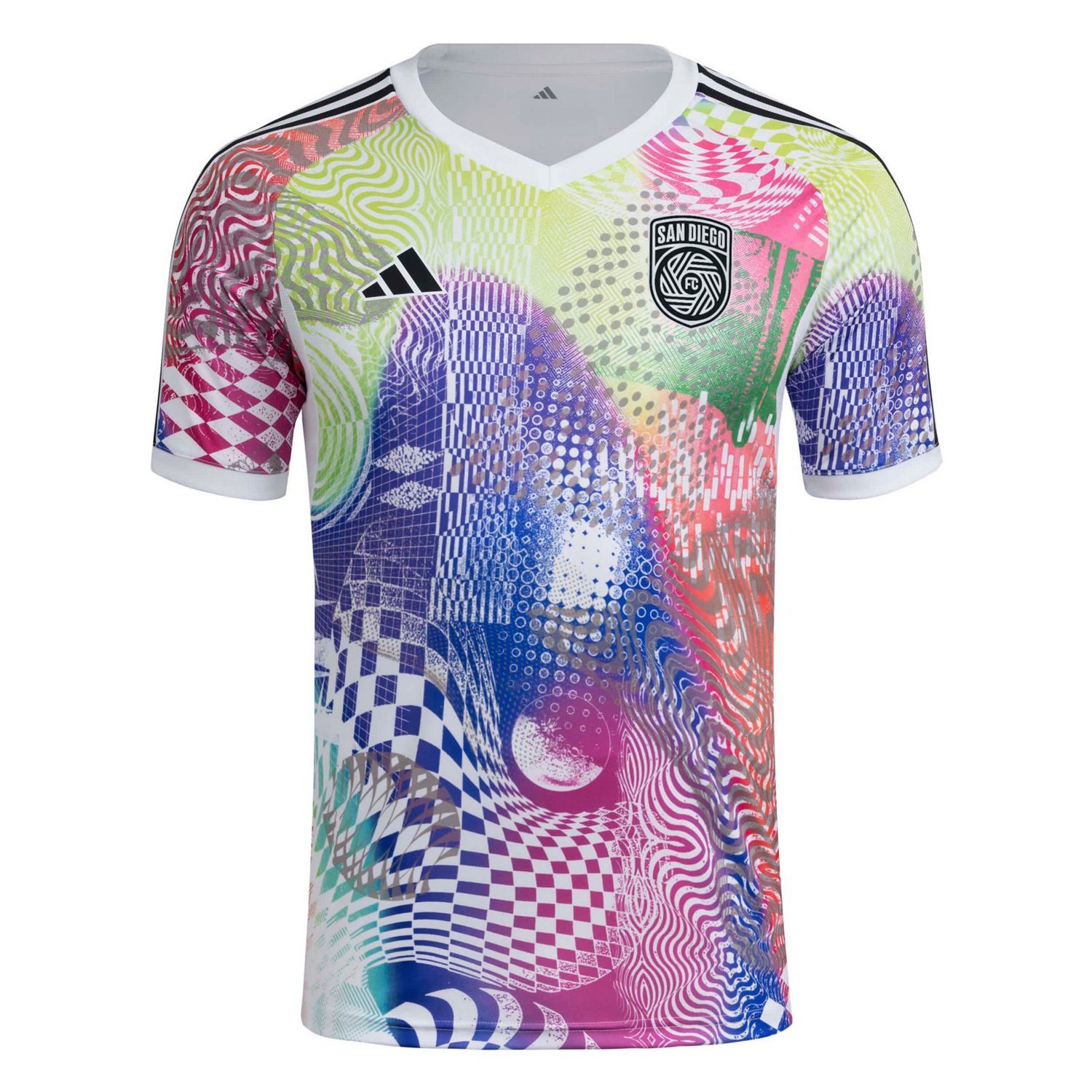 adidas San Diego FC 2025 Pride Pre-Match Top