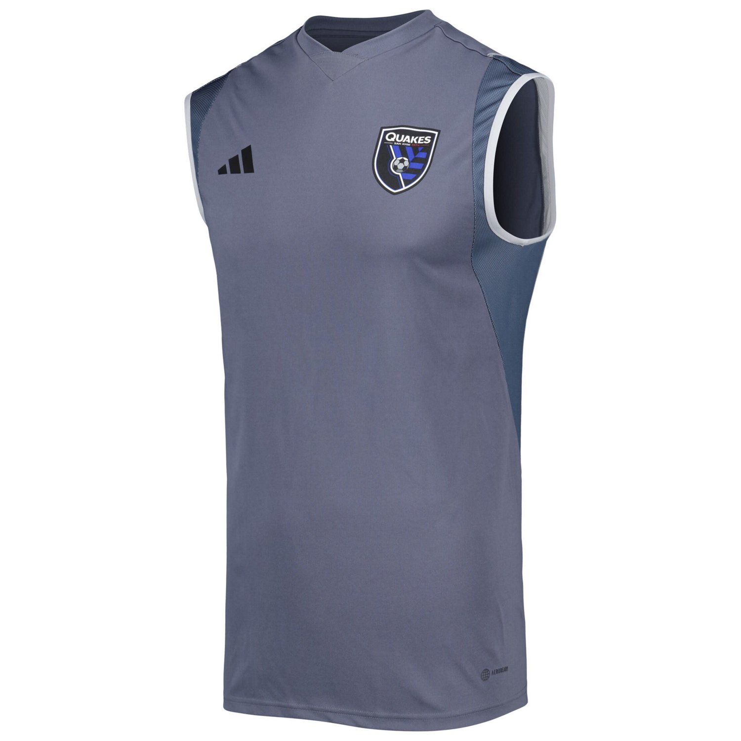 adidas San Jose Earthquakes 2023 On-Field Sleeveless Training Jersey