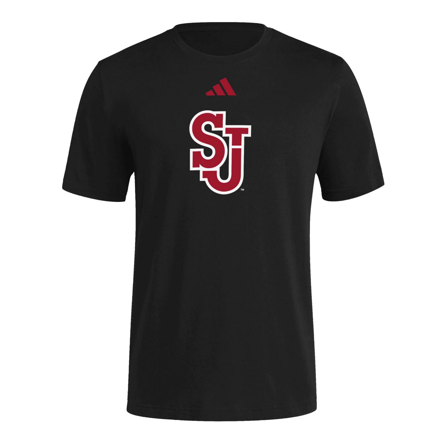 adidas St John's Red Storm Logo T-Shirt - view number 2