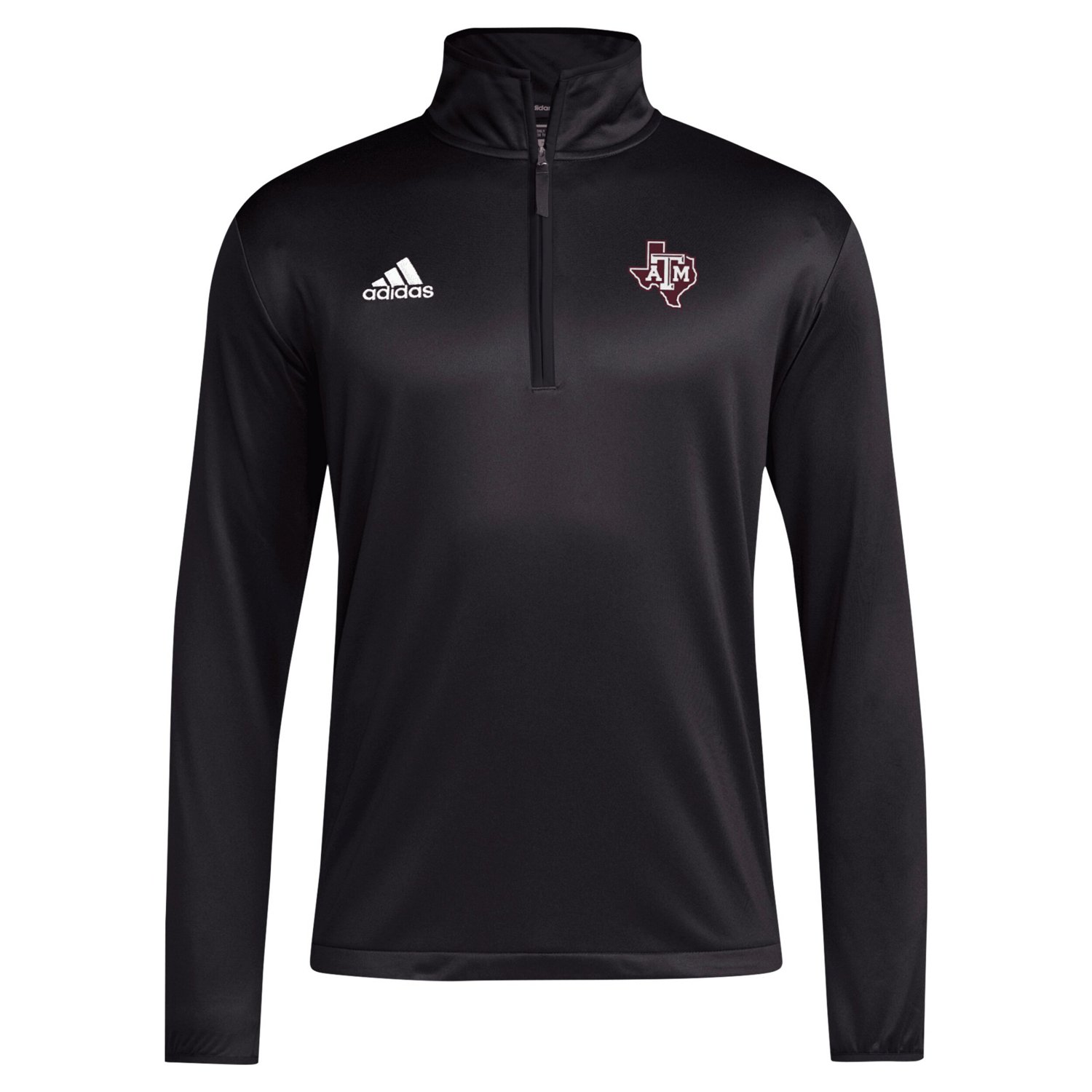 adidas Texas AM Aggies 2024 Coaches Sideline Quarter-Zip Top - view number 2